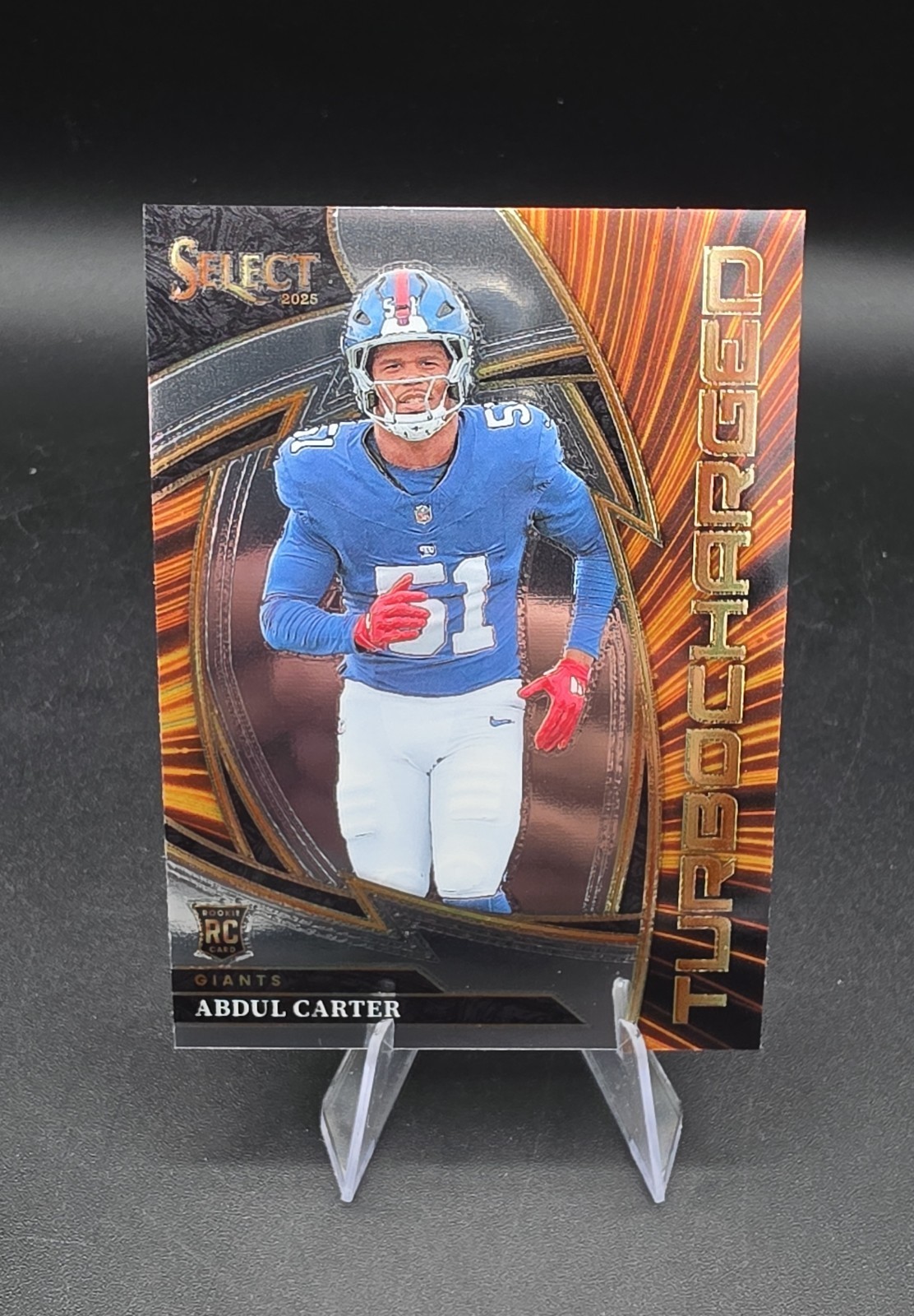 2025 Panini Select – Turbocharged Abdul Carter #6 (RC)