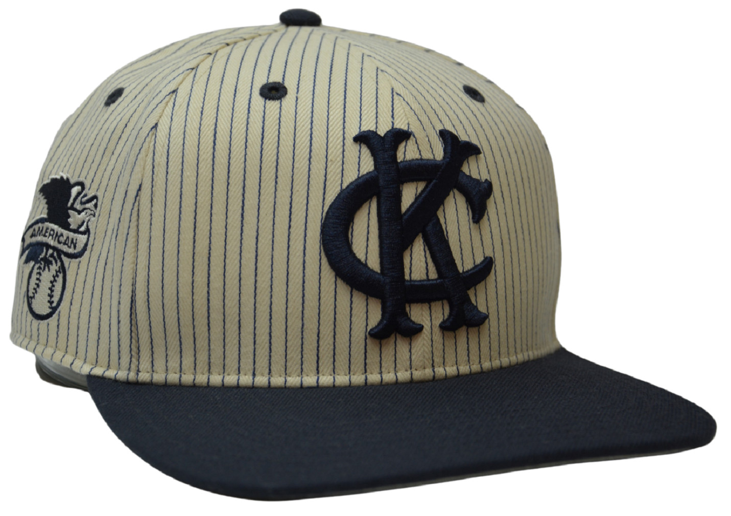 Kansas City Athletics MLB ’47 Pinstripe Woodside Vintage Hat Cap Men’s Snapback
