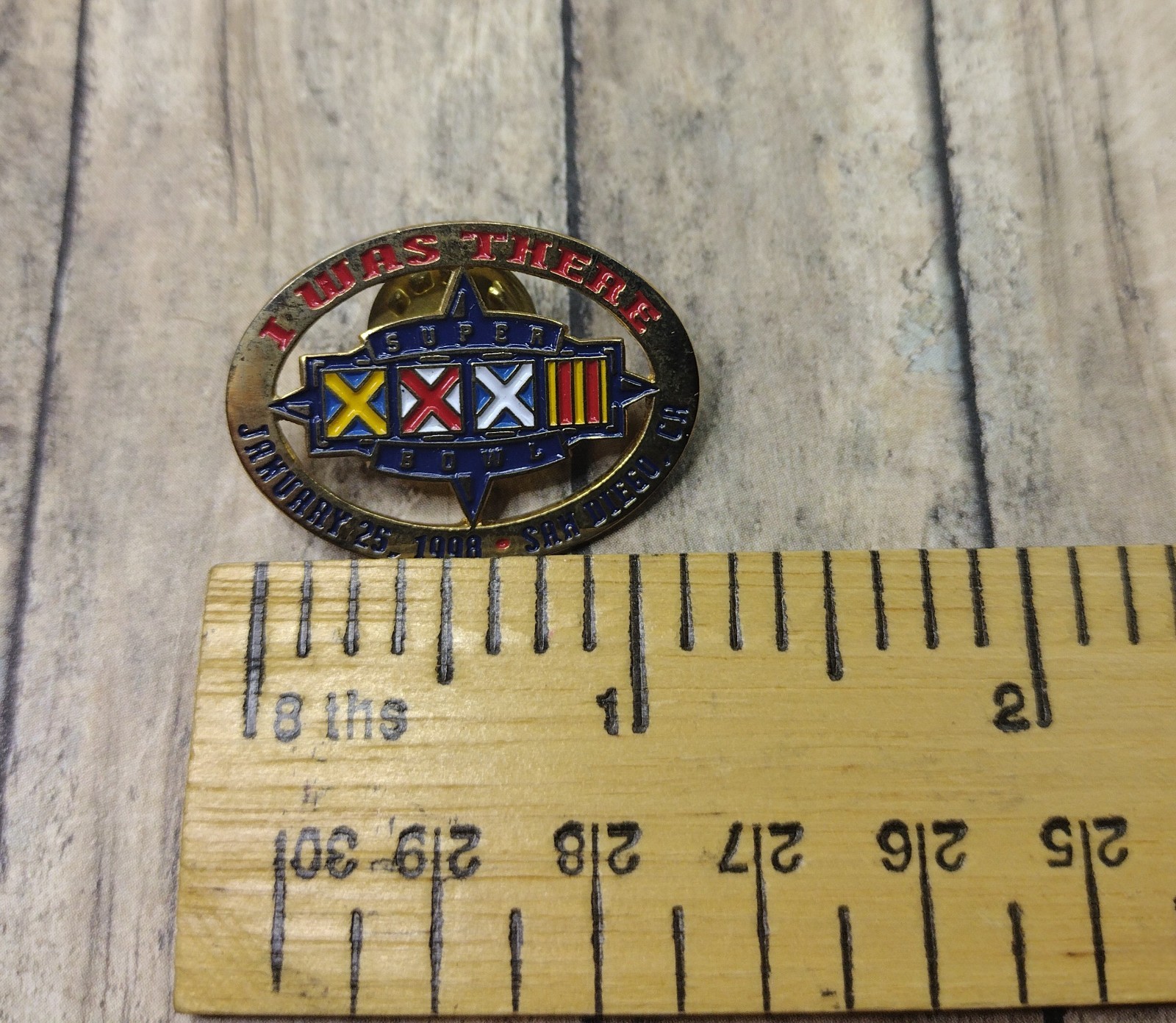 Super Bowl XXXII Denver Broncos Green Bay Packers I Was There Jan 25 1998 Pin