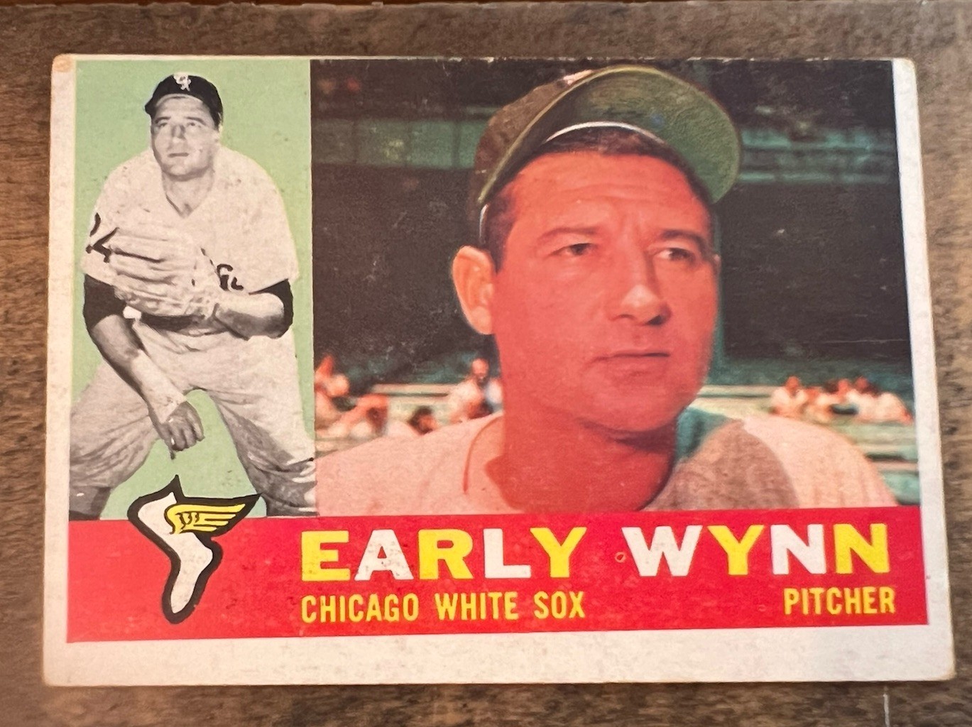 1960 Topps #1 Early Wynn Baseball Card White Sox Pitcher