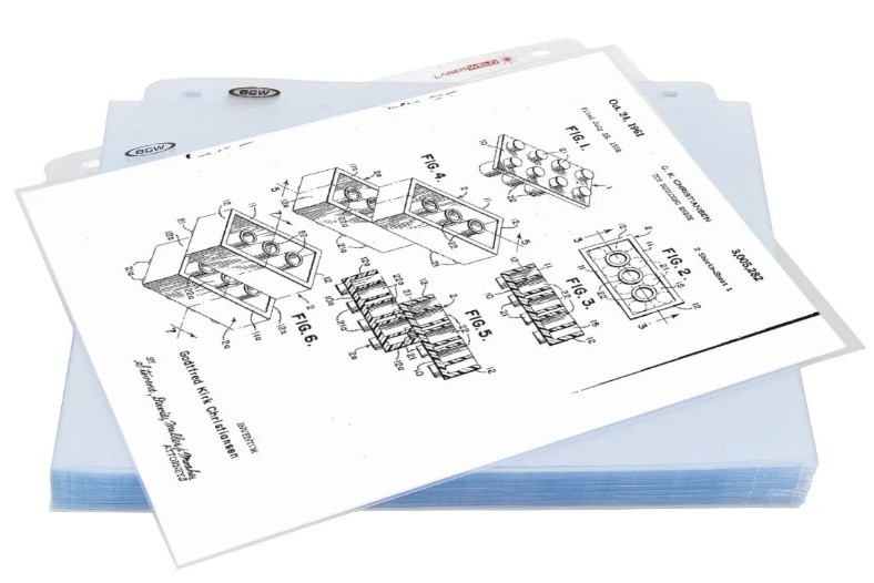 (100 Count) BCW LaserWeld® 1-Pocket Document Page for 8 1/2″ x 11″ Pages