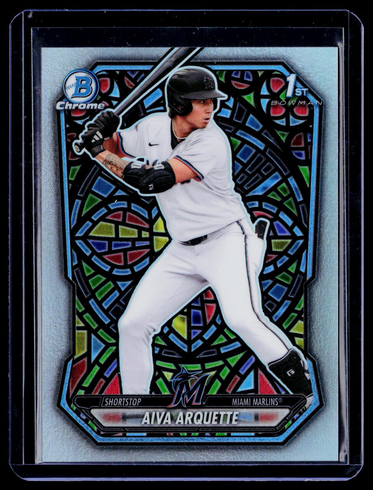 2026 Bowman #BCP-40 Aiva Arquette Chrome Prospects Etched In Glass