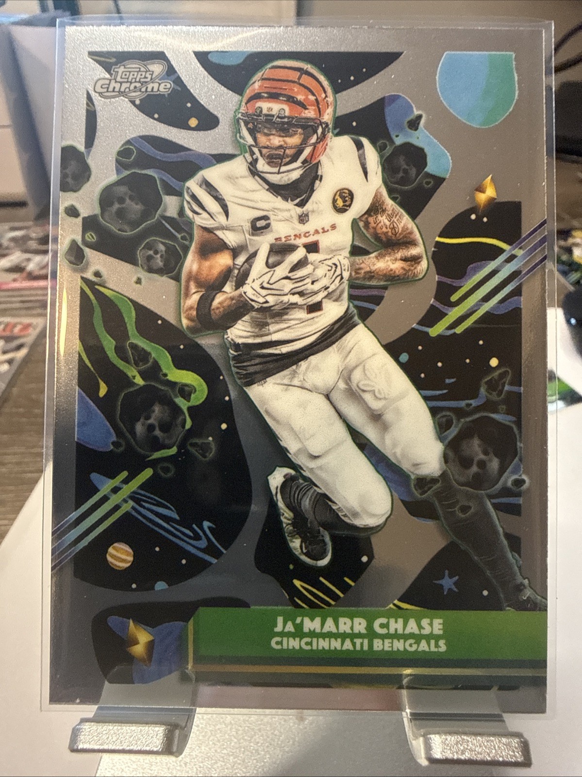 2025 Topps Chrome Cosmic Ja’Marr Chase Base 20 Cincinnati Bengals