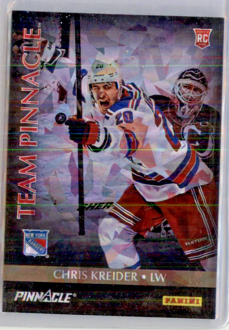 2013 Father’s Day Team Pinnacle Cracked Ice Chris Kreider Sven Baertschi #14