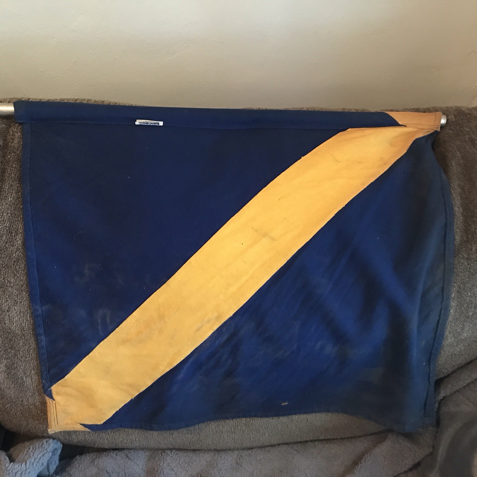 Vtg 7 Used 23” x 22” Dirt Track Flag Set Cotton Flag 6 Baldwin Regalia Co *READ*