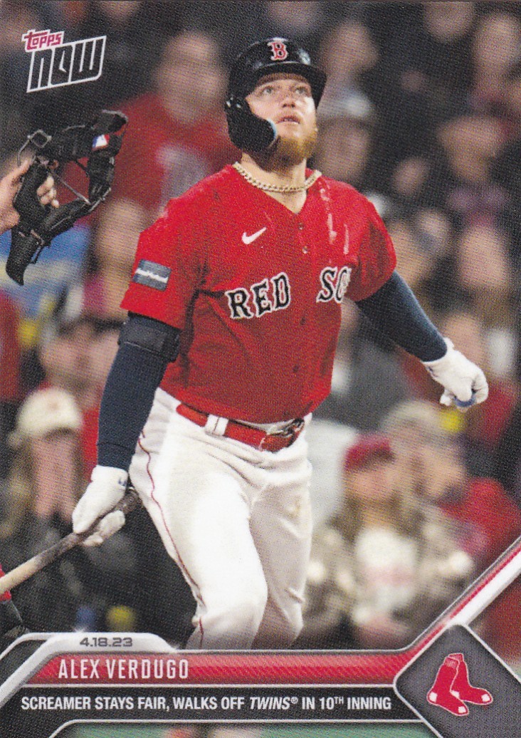 2023 TOPPS NOW #145 ALEX VERDUGO- BOSTON RED SOX