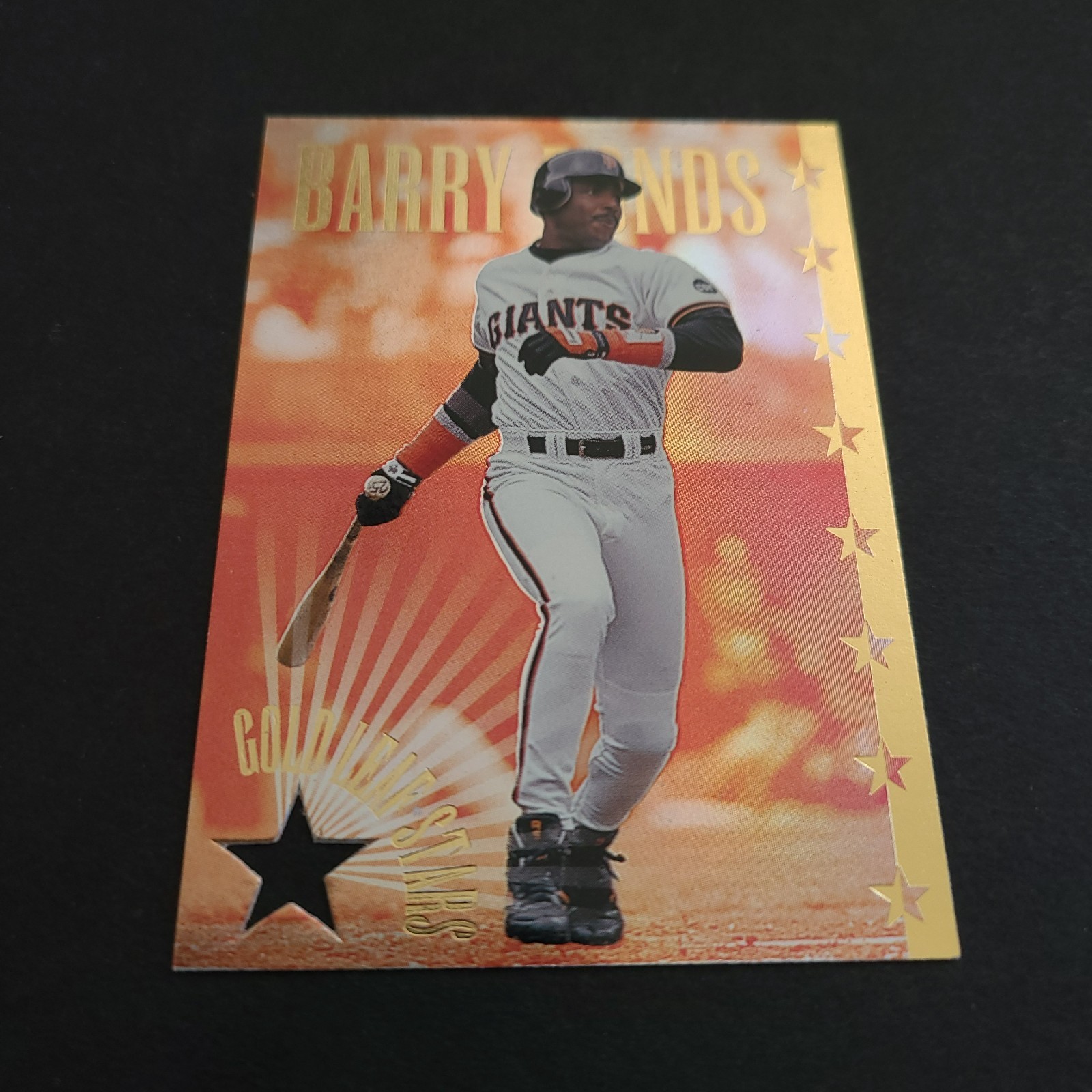 1995 Leaf Gold Leaf Stars Barry Bonds Card #5 SN /10000 – San Francisco Giants
