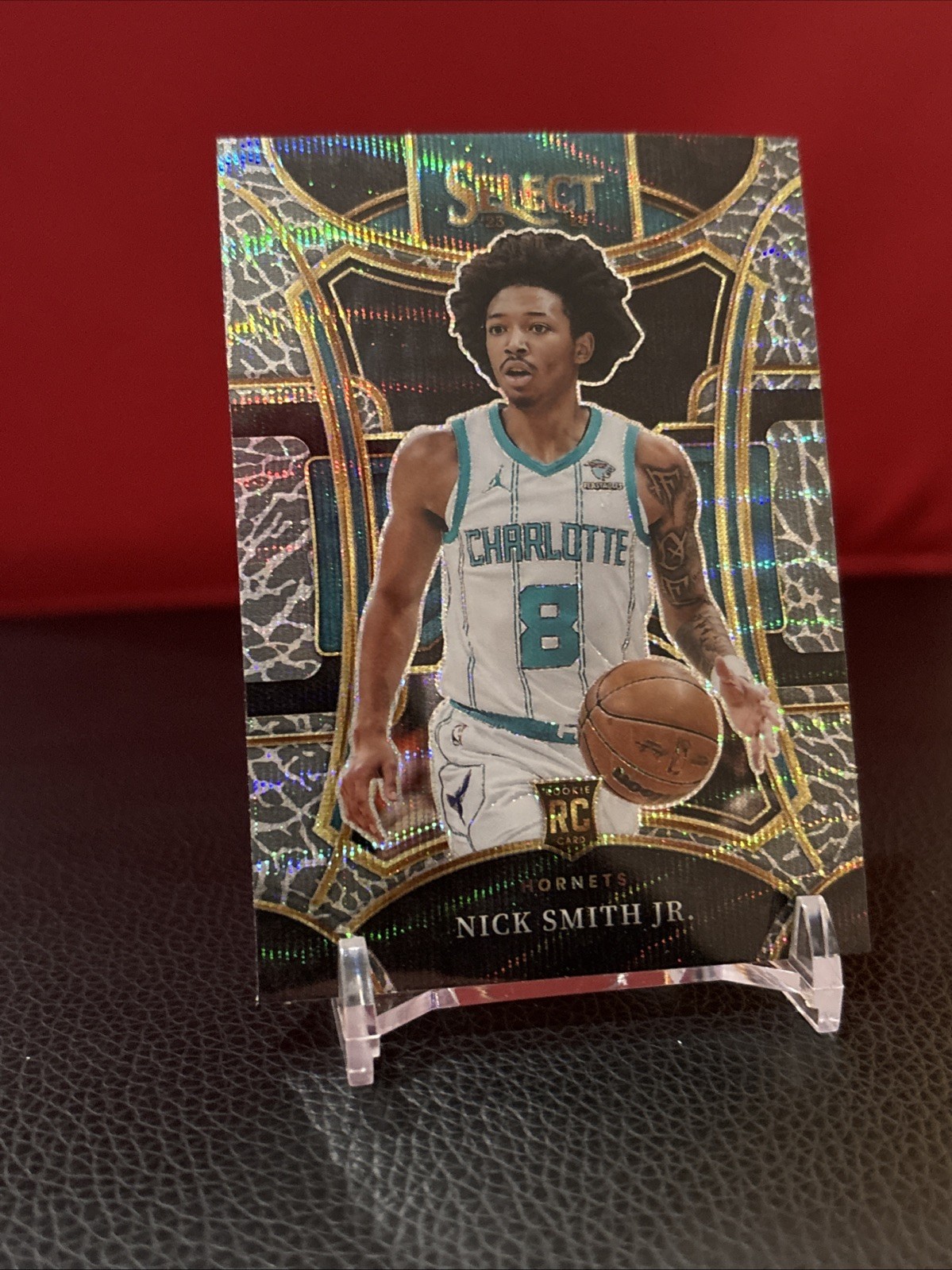 2023-24 Panini Select – Mezzanine Level Nick Smith Jr. #310 Elephant Prizm (RC)