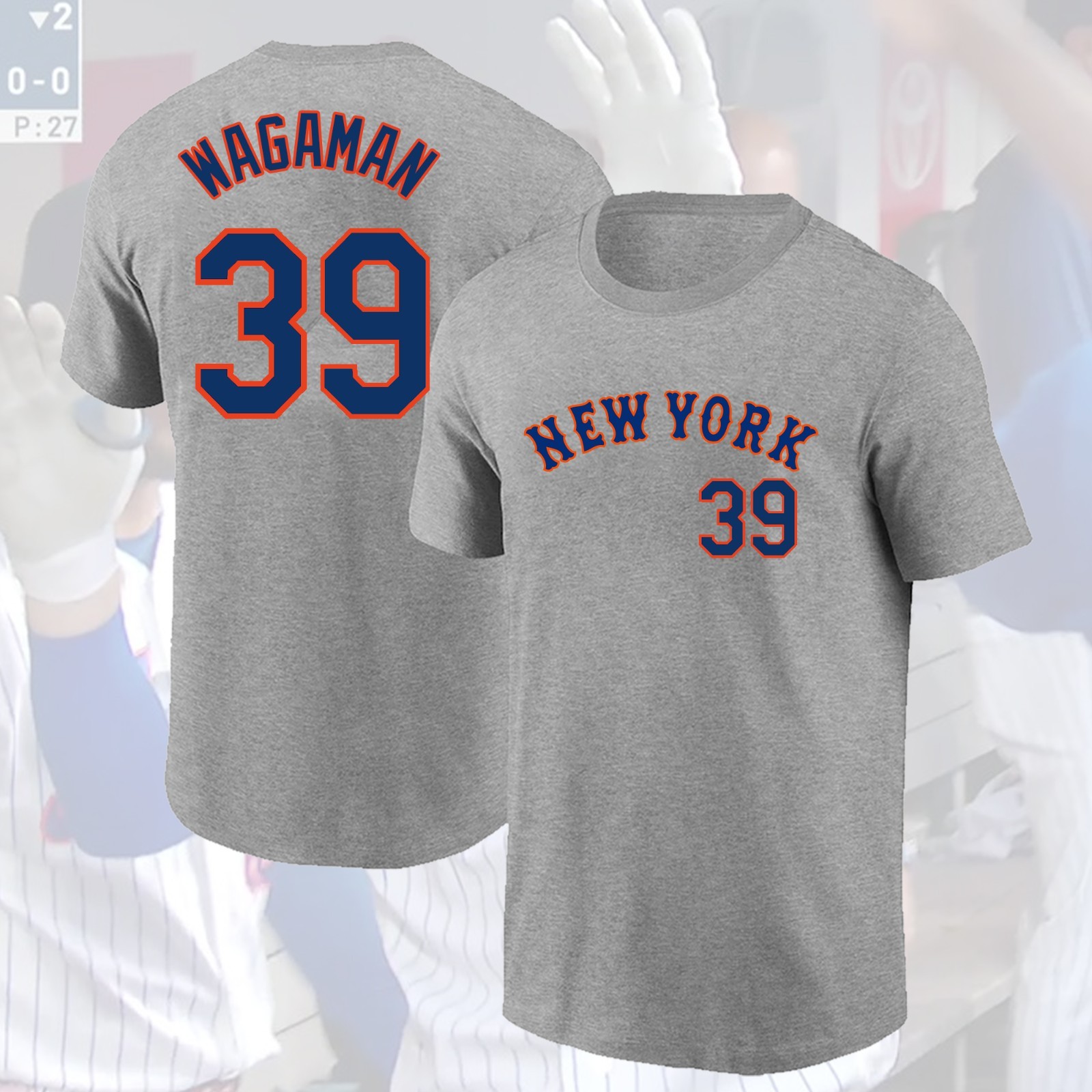 HOT SALE ! Eric Wagaman #39 New York Mets 2026 Player Name & Number For Fan