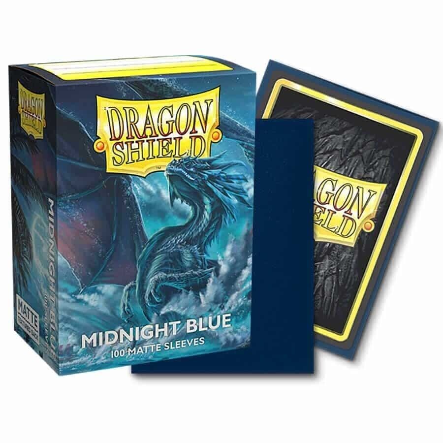 Dragon Shield deck protectors card sleeves Matte for Standard card Black, Ruby..