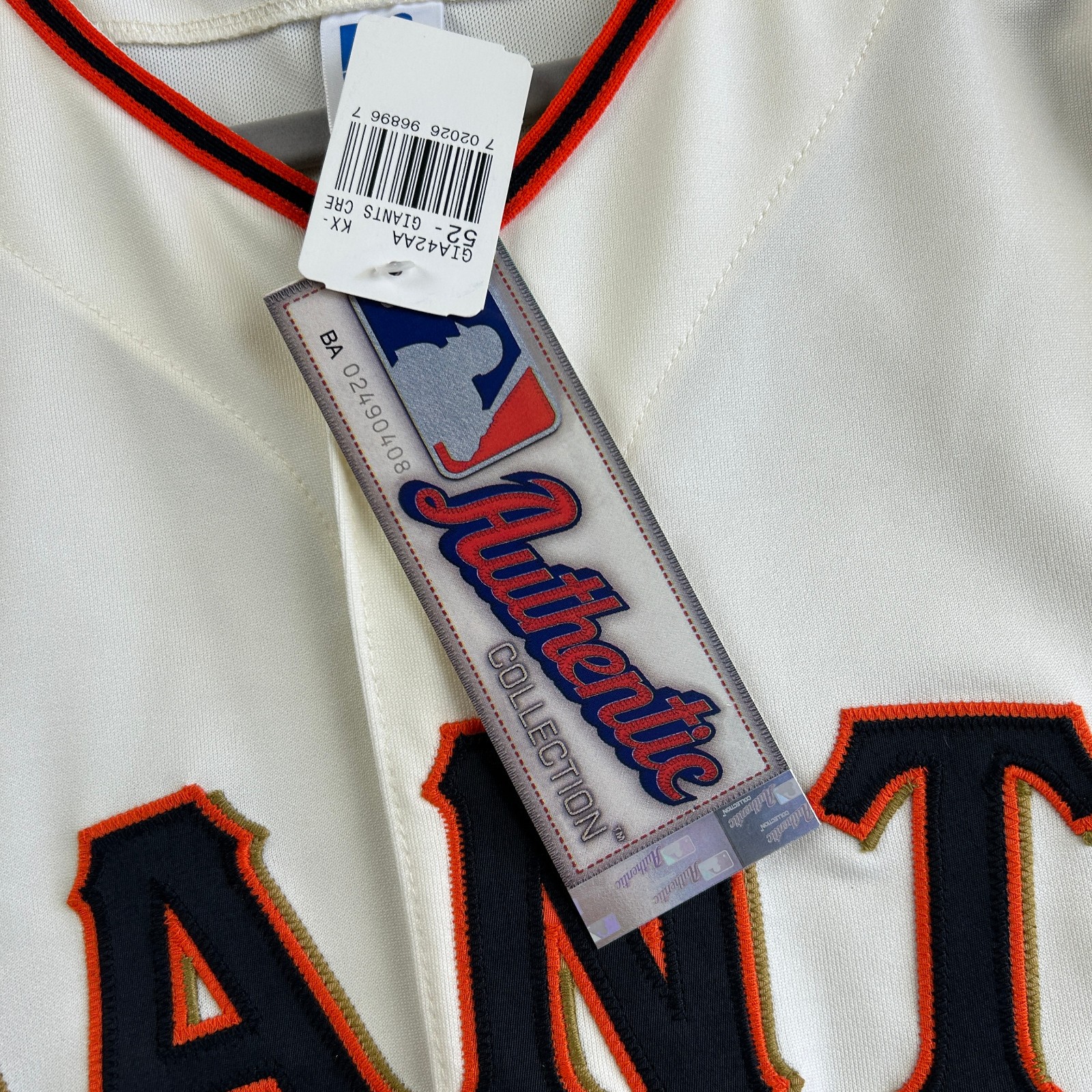 Vintage San Francisco SF Giants Jersey Russell Jason Schmidt Signed 52 Made USA