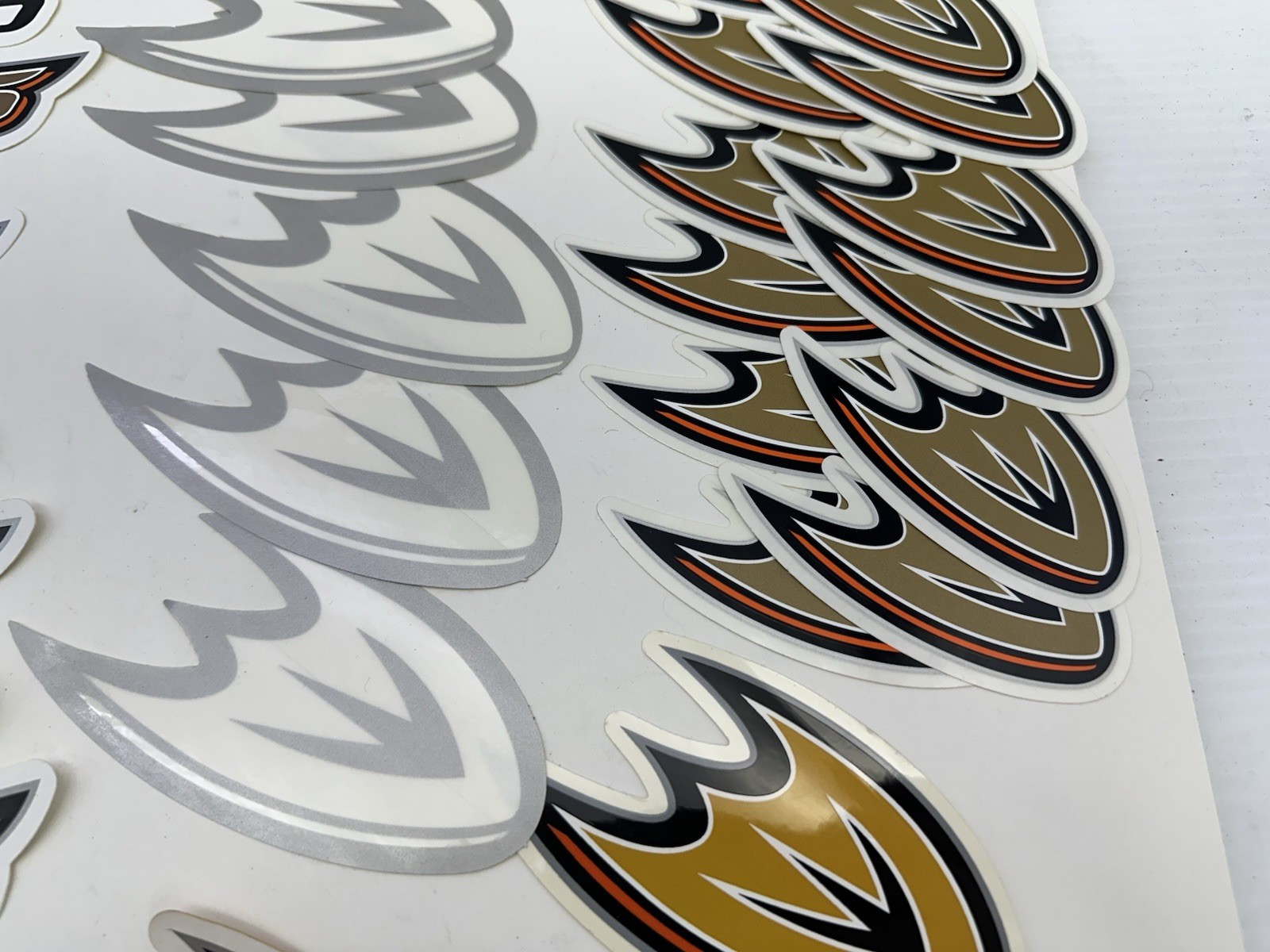 42pc Lot Anaheim Ducks – NHL Hockey Decals/ Stickers Large Lot 2007 Stanley Cup