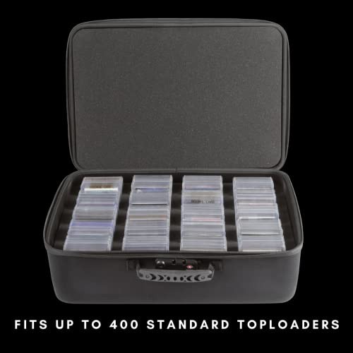Card Titan Trading Card Storage Box Toploader One Touch 400-Card Zipper Lock EVA