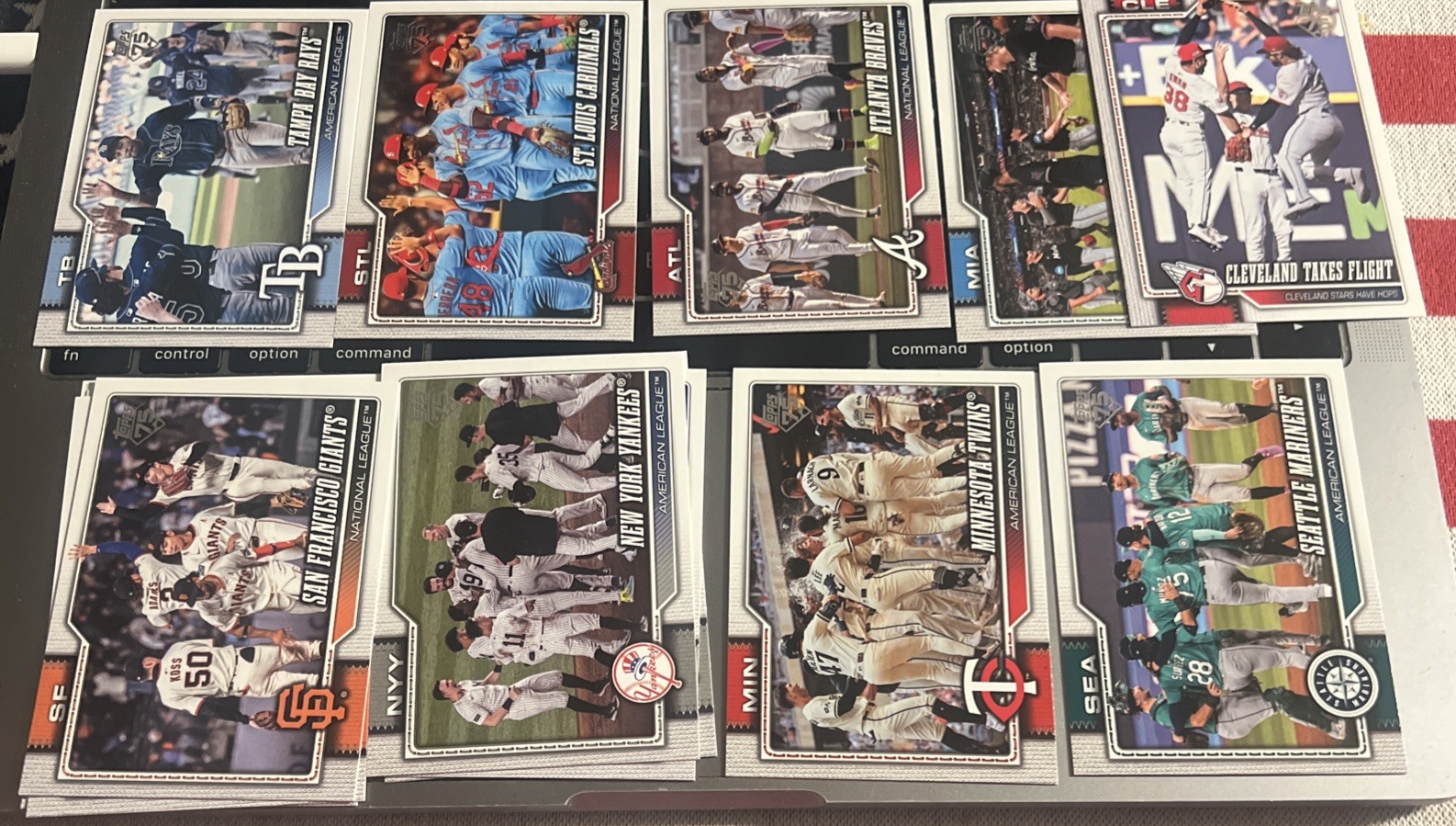 2026 Topps Series Team Card Lot of 14: Yankees Giants Twins Braves
