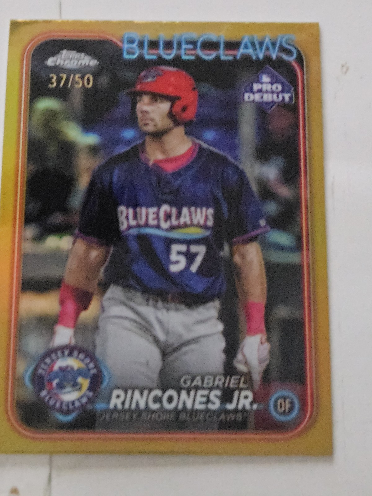 2024 Topps Rincones Pro Debut Gold 37/50 (RC)