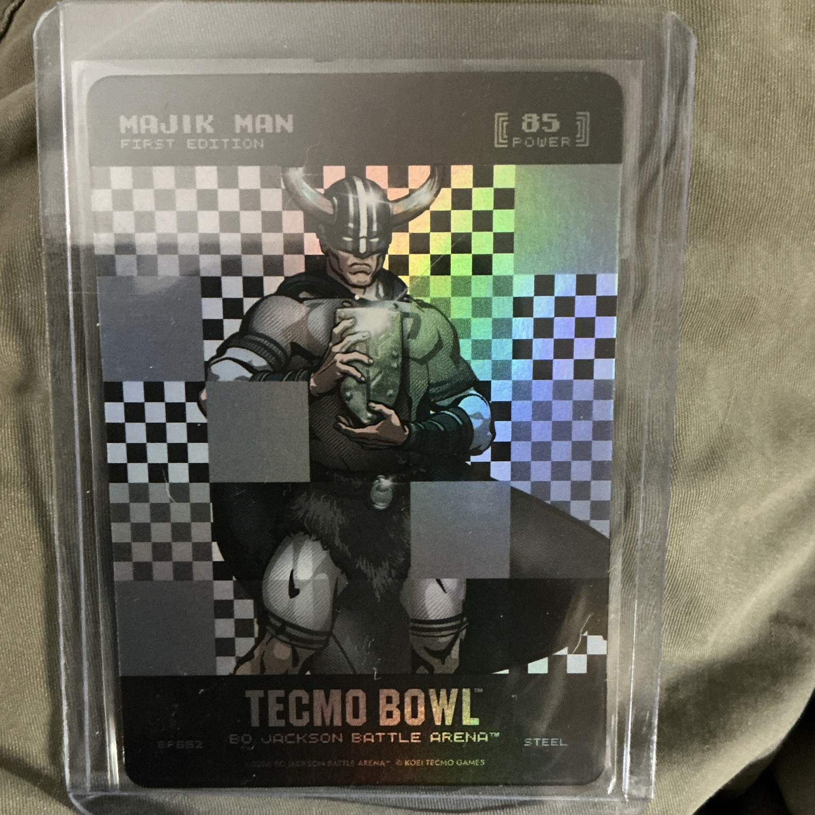 HTH Tecmo Bowl Bo Jackson Majik Man #2562 Bo Jackson Battle Arena Steel 1st