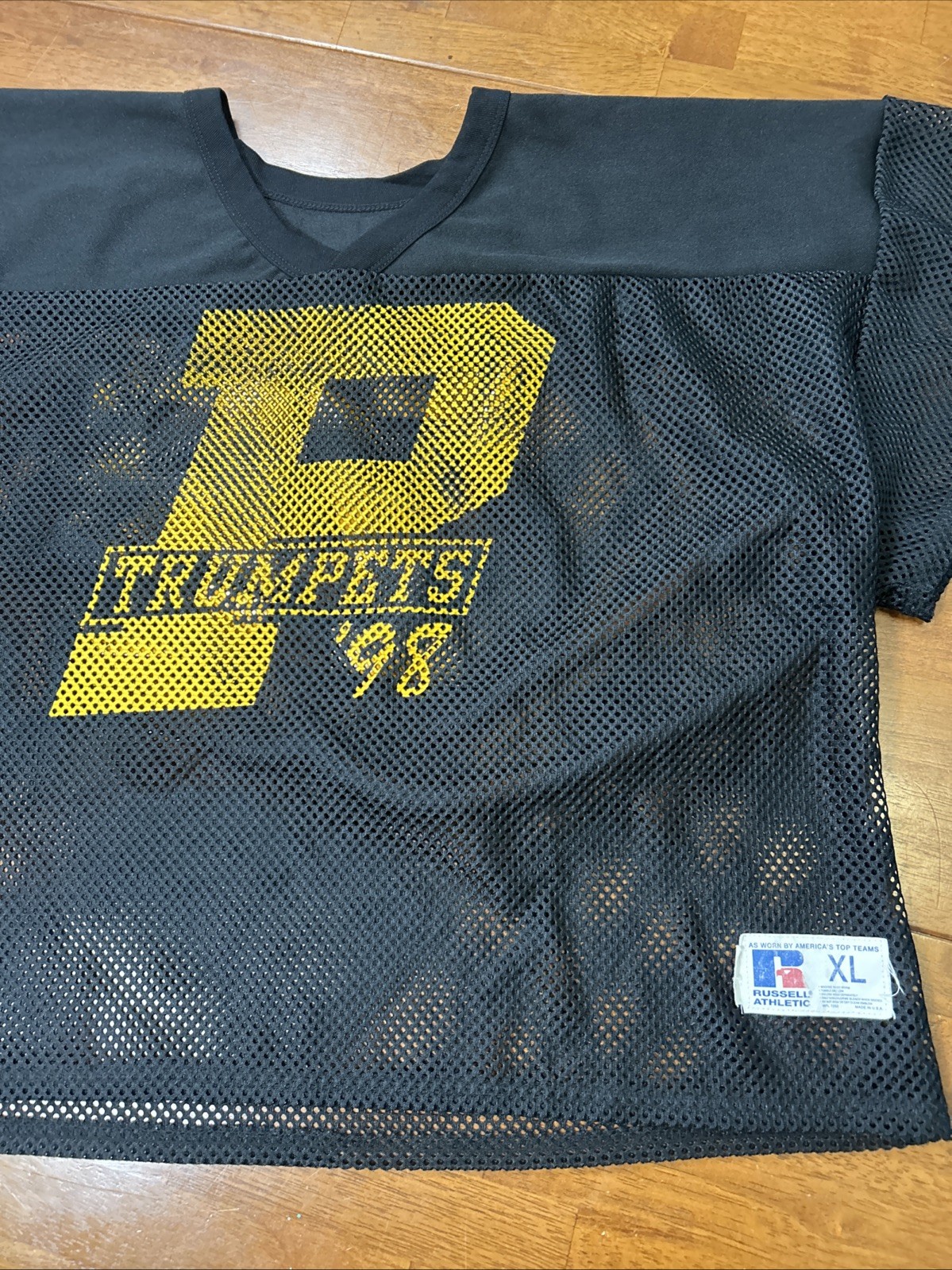 Vintage Russel Athletic Purdue University Band Jersey Size XL 1998 Mesh Y2K