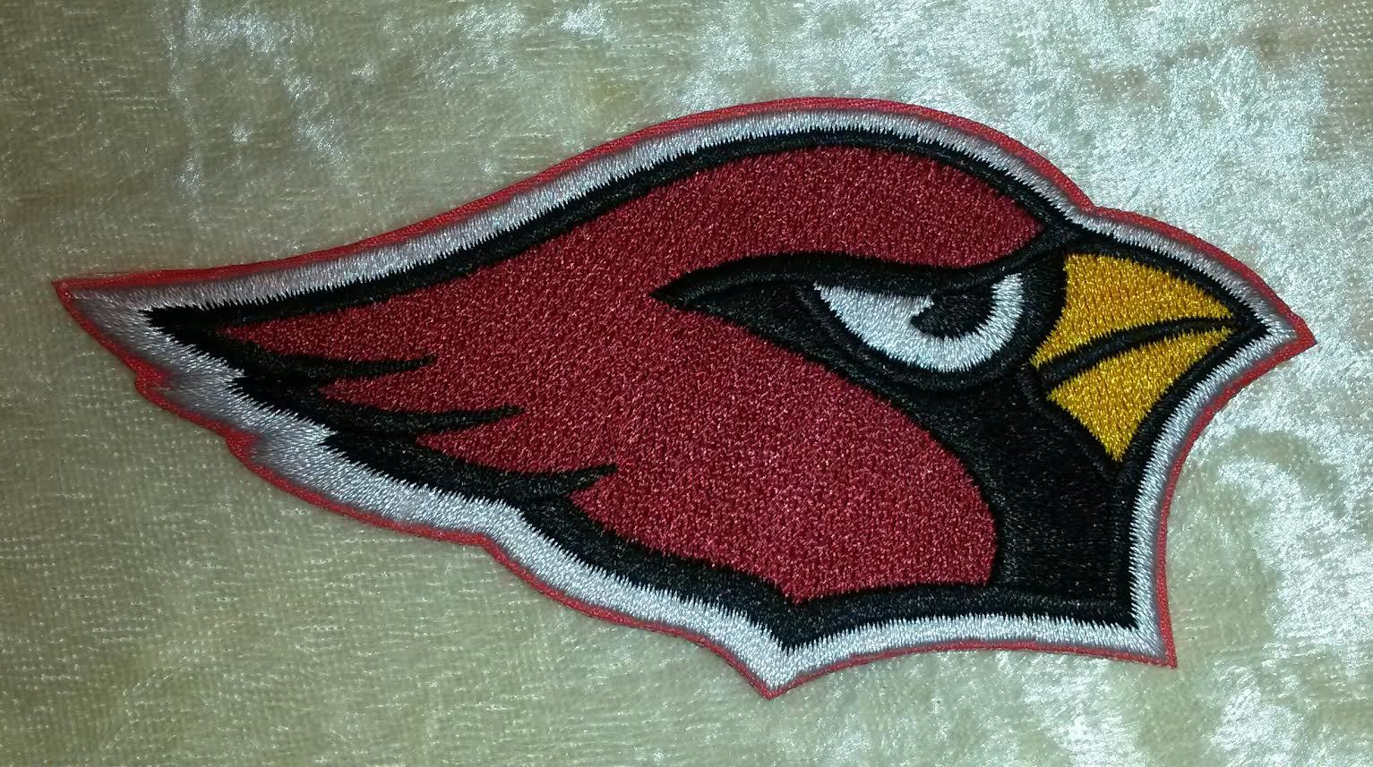 Arizona Cardinals 4.25″ Iron On Embroidered Patch ~USA Seller!