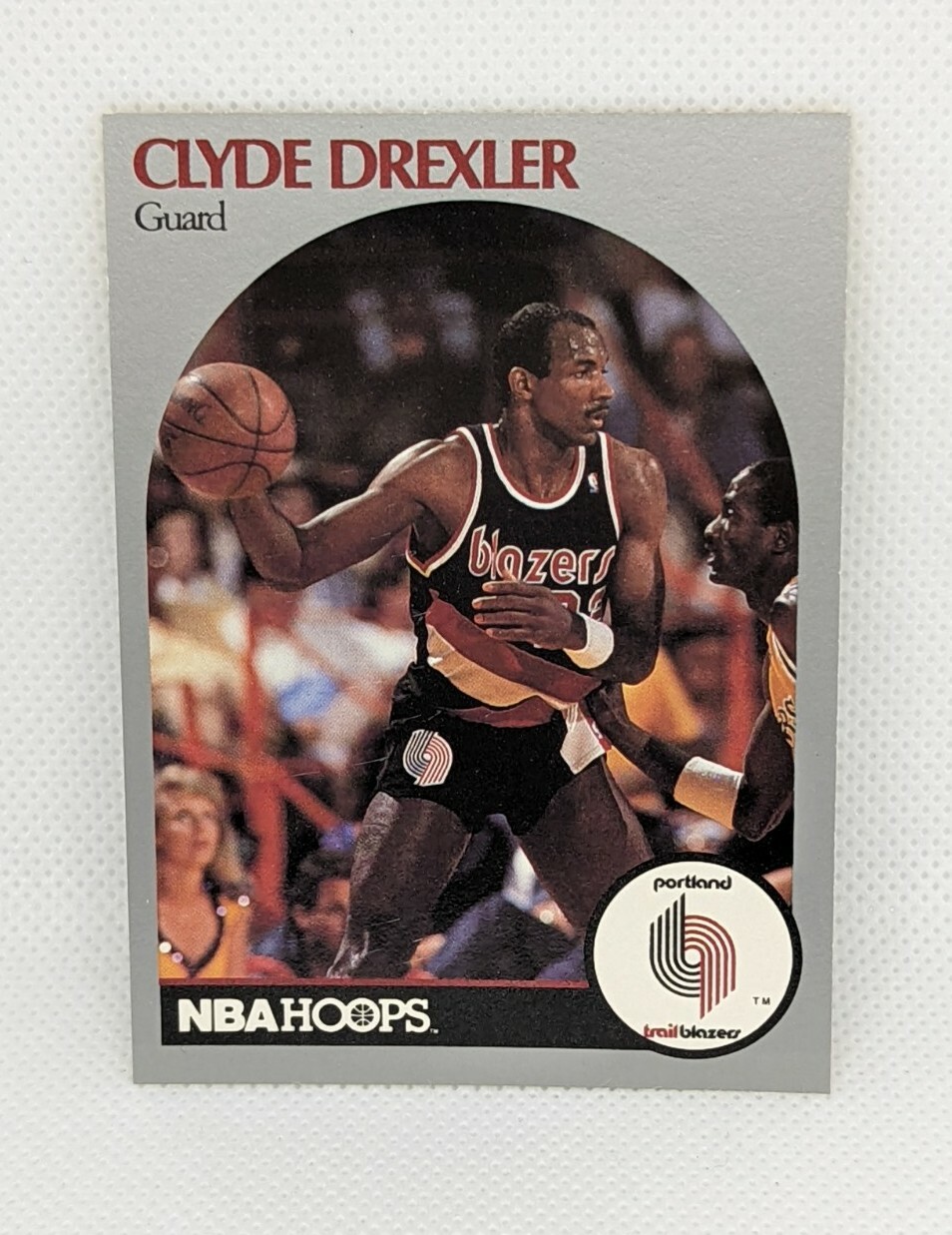 Clyde Drexler 1990-91 NBA Hoops #245 Portland Trail Blazers
