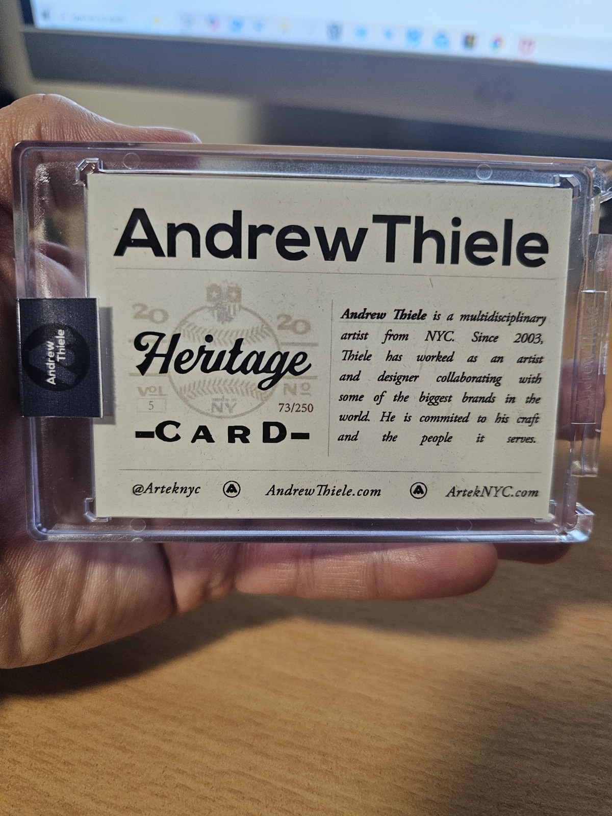 LATIN HERITAGE BY ANDREW THIELE ROBERTO CLEMENTE CARD + POSTCARD SET – PR 250