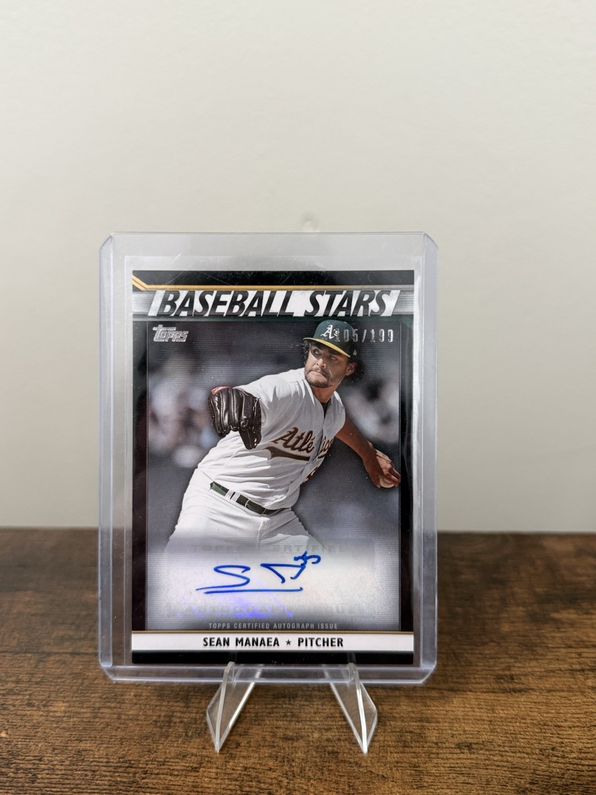 2020 Topps Update – Baseball Stars Auto Sean Manaea #BSA-SMA Black 105/199 (AU)