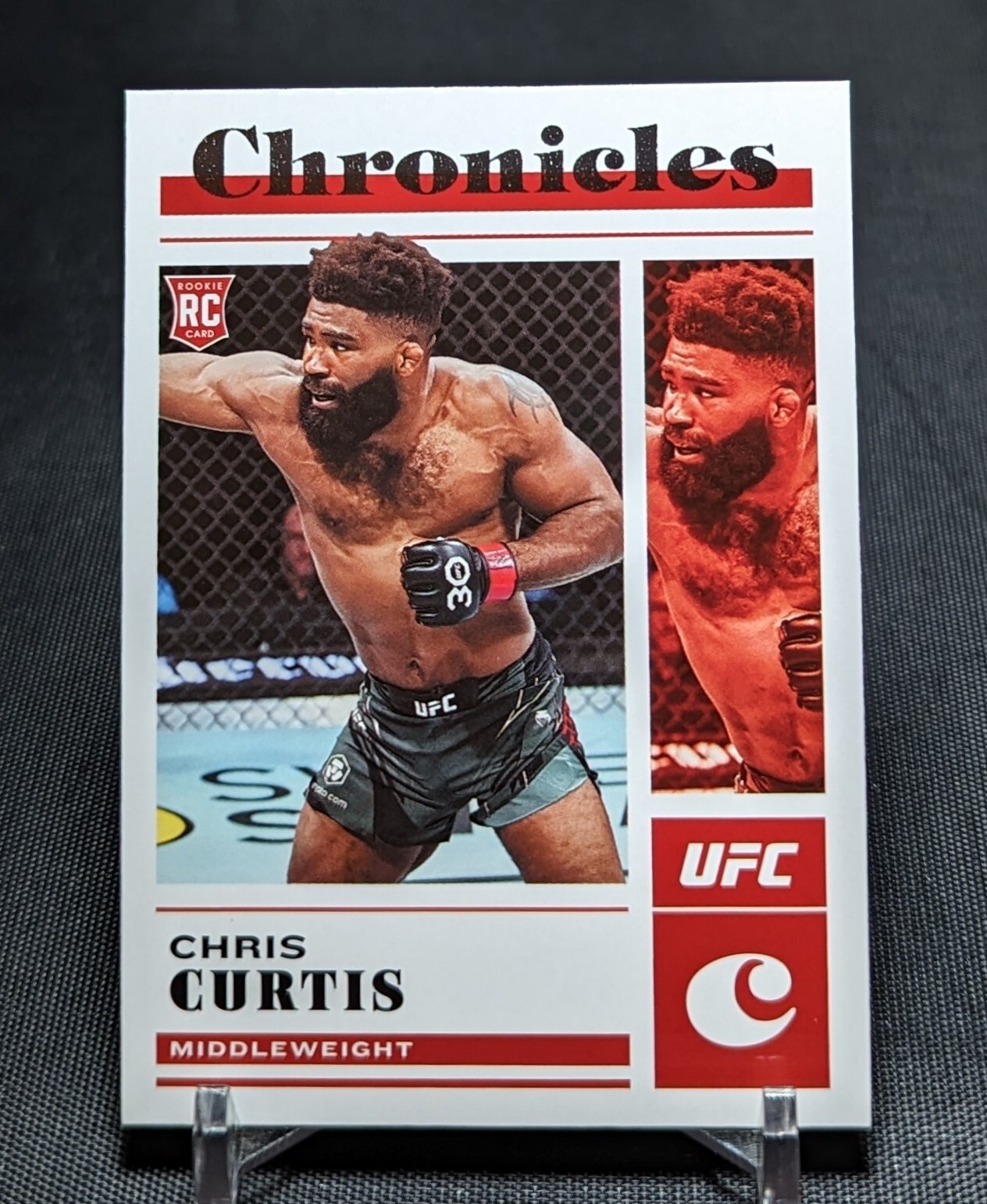 Chris Curtis Rookie RC 2023 Panini Chronicles UFC Base Set Card #75