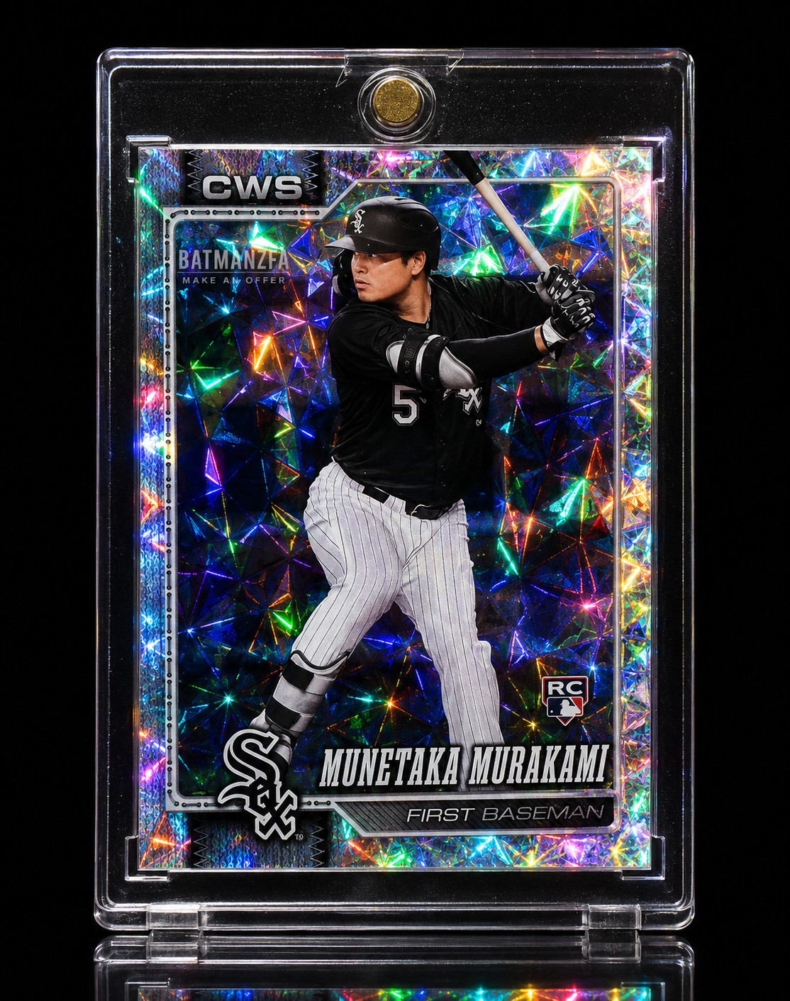 MUNETAKA MURAKAMI ROOKIE DIAMOND REFRACTOR HOLO Topps Rare Silver White Sox