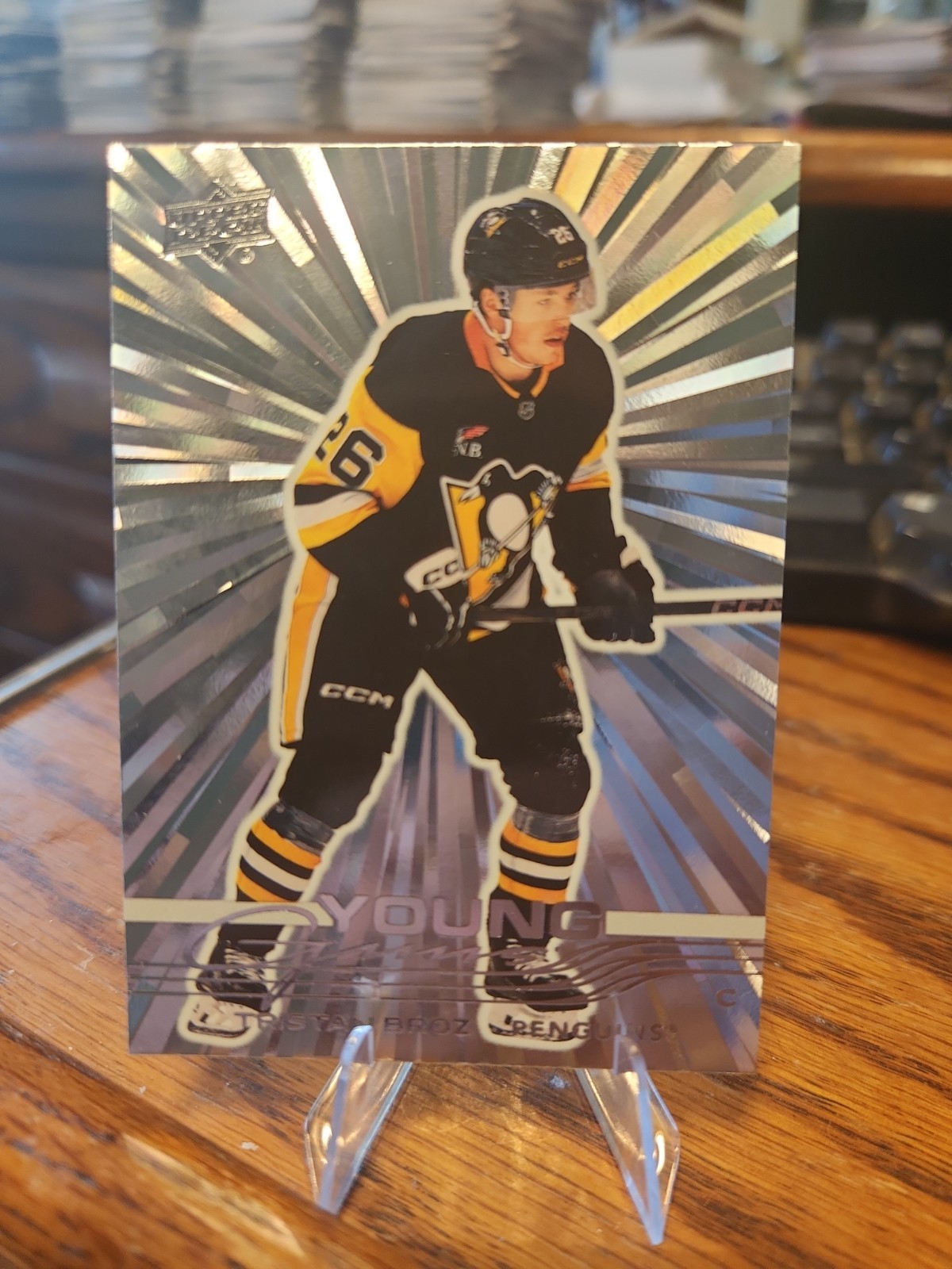 2025-26 Upper Deck Extended Series Hockey Tristan Broz #734 Young Guns Outburst