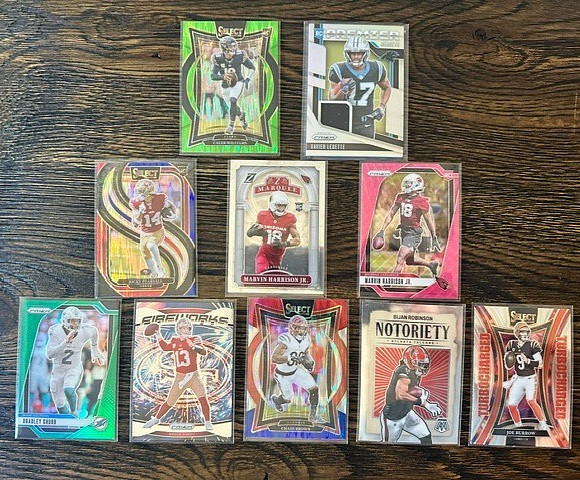 🏈 NFL Football Card Re-Packs – Guaranteed Hits & Stars! 10 Cards Per Pack!🔥