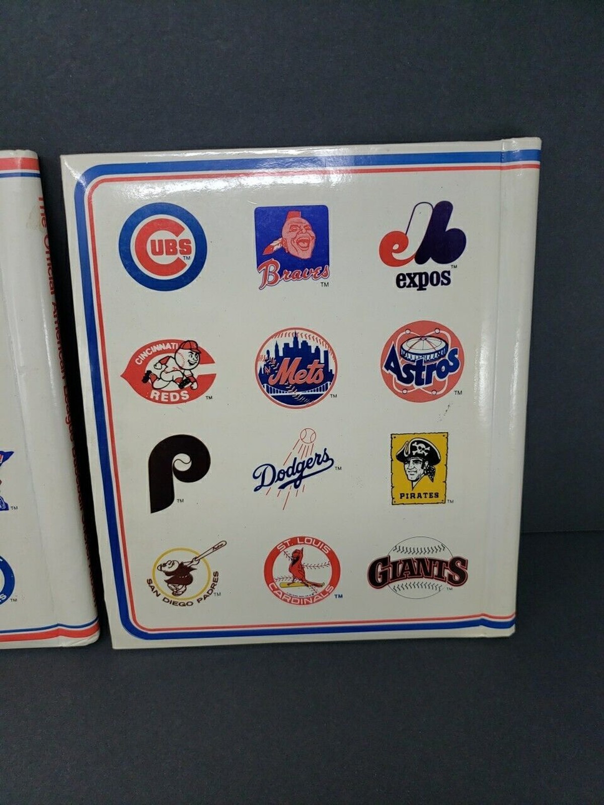 American & National League Baseball Sticker Albums MLB Vintage 1983 Imperial Toy