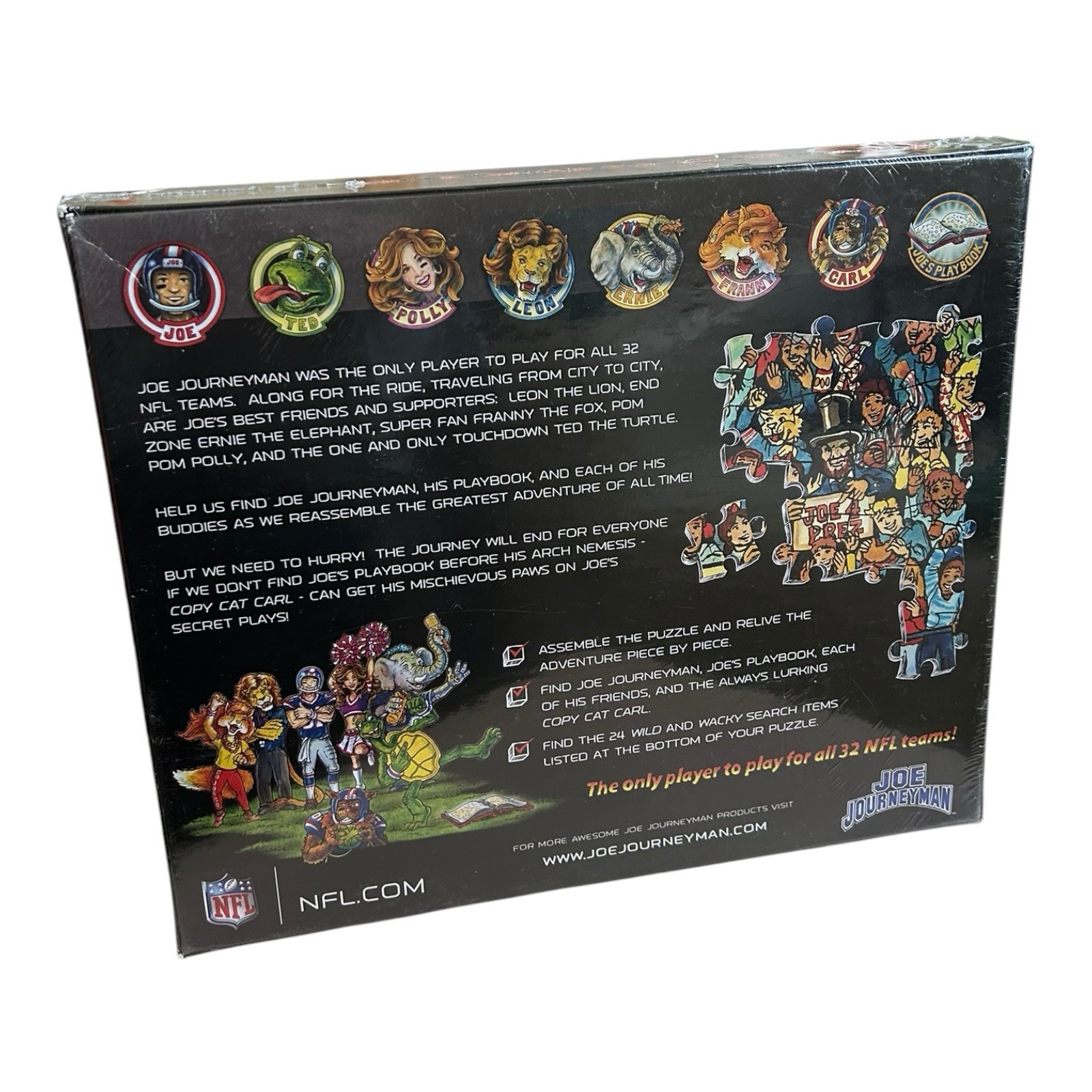 CINCINNATI BENGALS Puzzle Joe Journeyman New Sealed 500 pcs NFL Football 2015