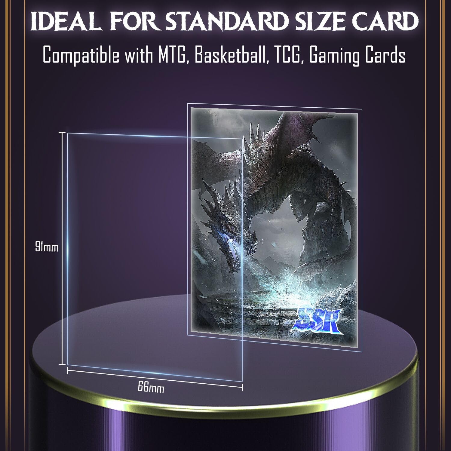 10X100 Soft/Penny Sleeves For Mtg,TCG,CCG,Magic, Football & Sports Trading Cards