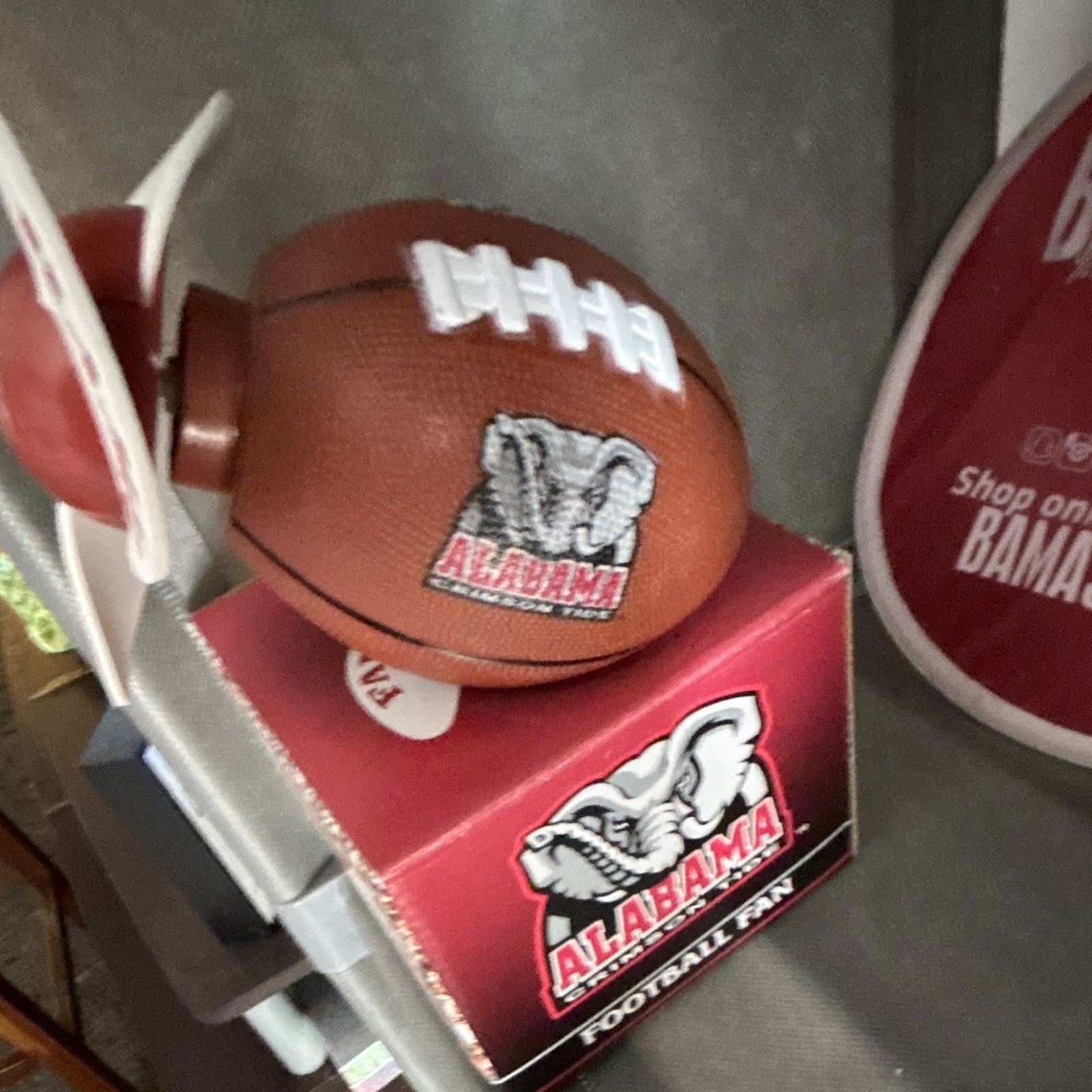Party Animal Alabama Crimson Tide Football Fan Mini Football w/ Fan Blades
