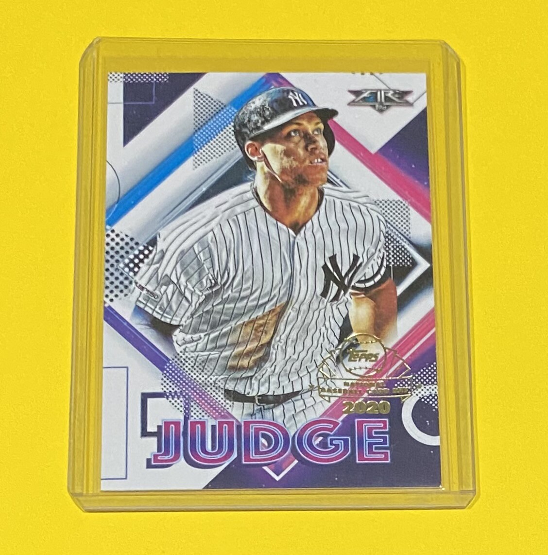 2020 Topps Chrome Aaron Judge FIRE PREVIEW NBCD New York Yankees #FP-1 🔥