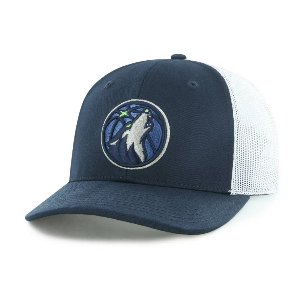 NBA Minnesota Timberwolves Trucker Hat Snapback Adjustable Mesh Cap Adult OS NWT