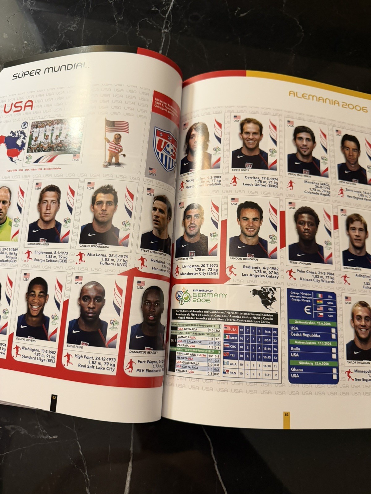 Panini FIFA World Cup Germany 2006 Book With Printed Stickers Full Set Germany