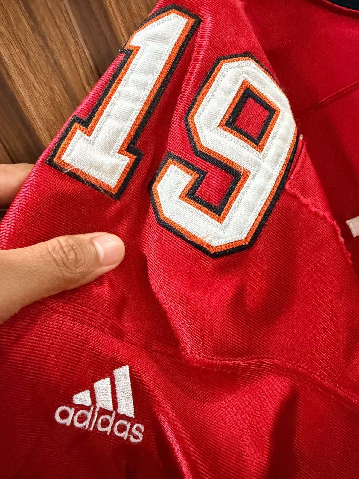 Keyshawn Johnson Tampa Bay Buccaneers adidas AUTHENTIC Jersey Sz 46