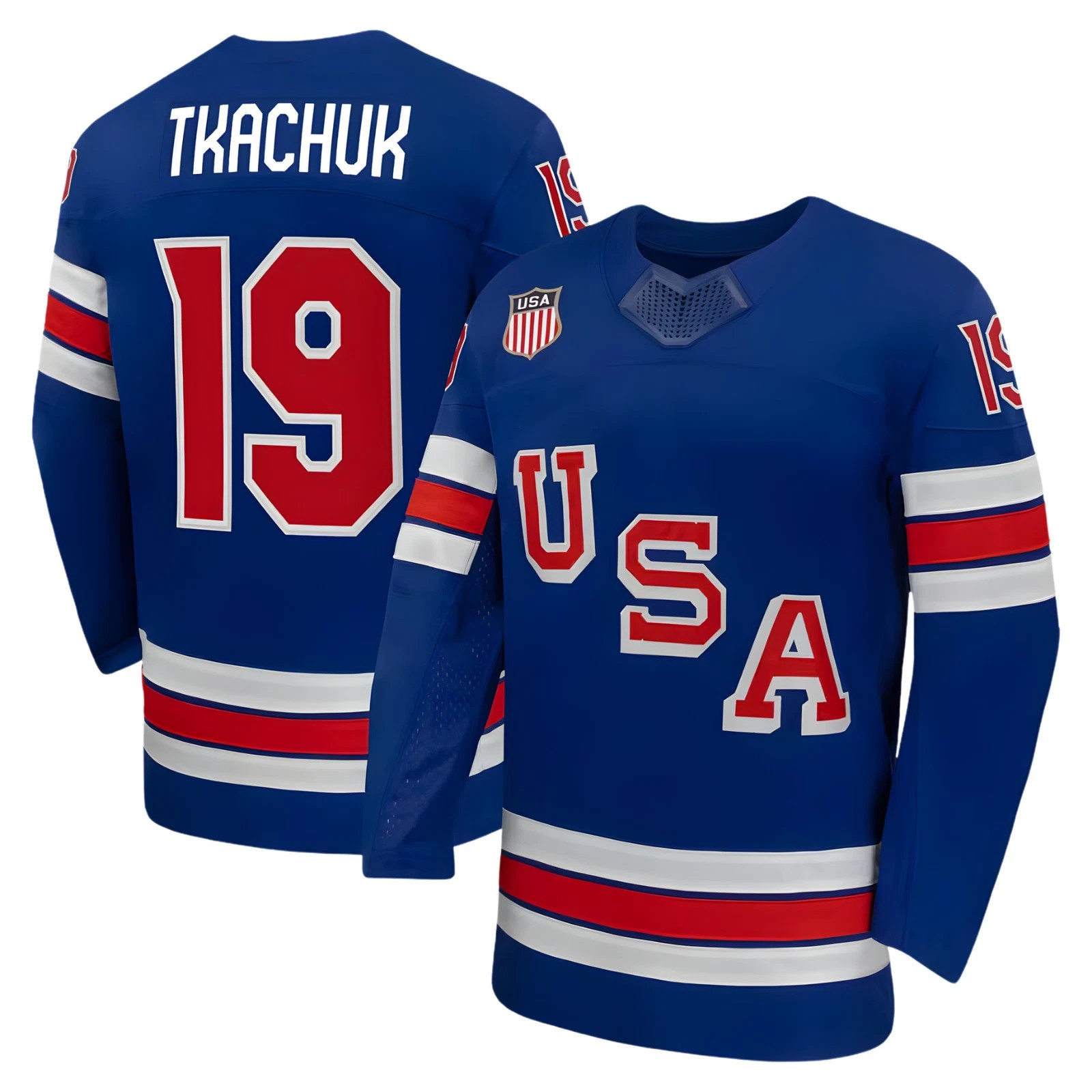 Team USA Winter Olympics 2026 Jersey Blue STITCHED All Player Size S-3XL
