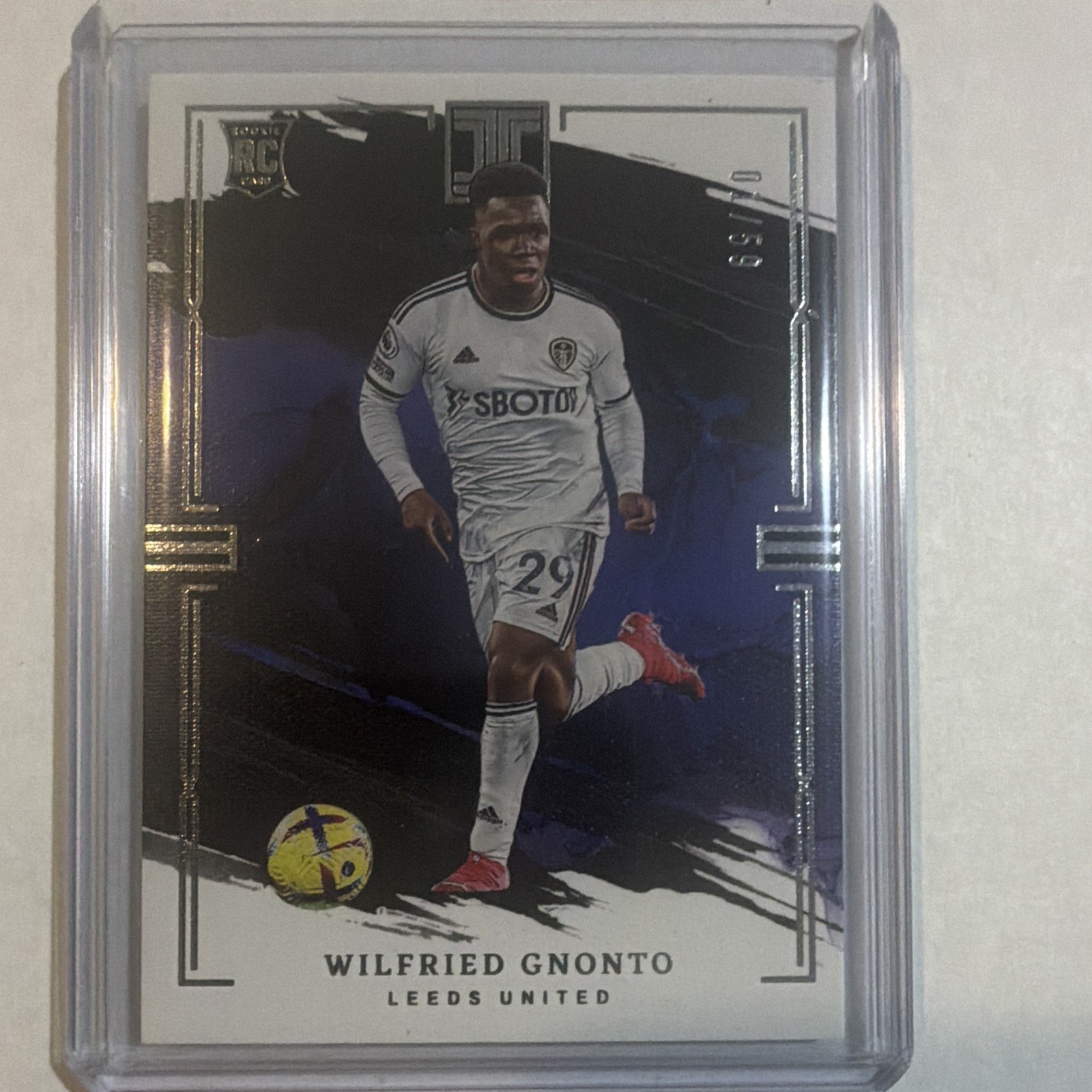 Panini Impeccable Premier League 2022-23 Wilfried Gnonto RC Leeds #90 /99