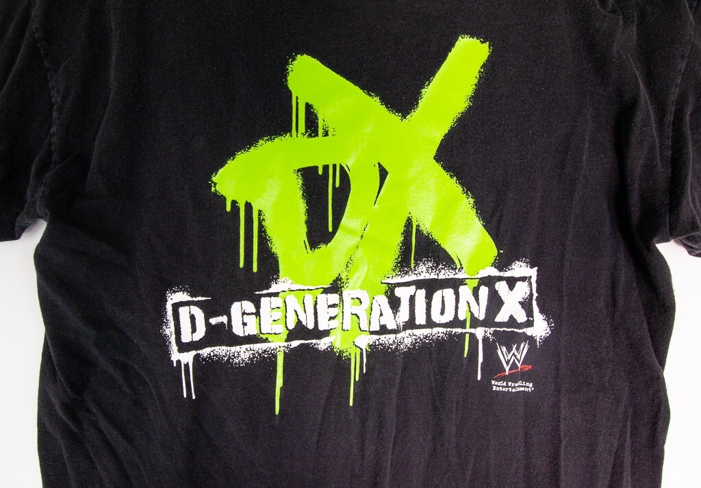 WWE D-Generation X by Hybrid Tees 2007 Graphic Short Sleeve Shirt Size Large