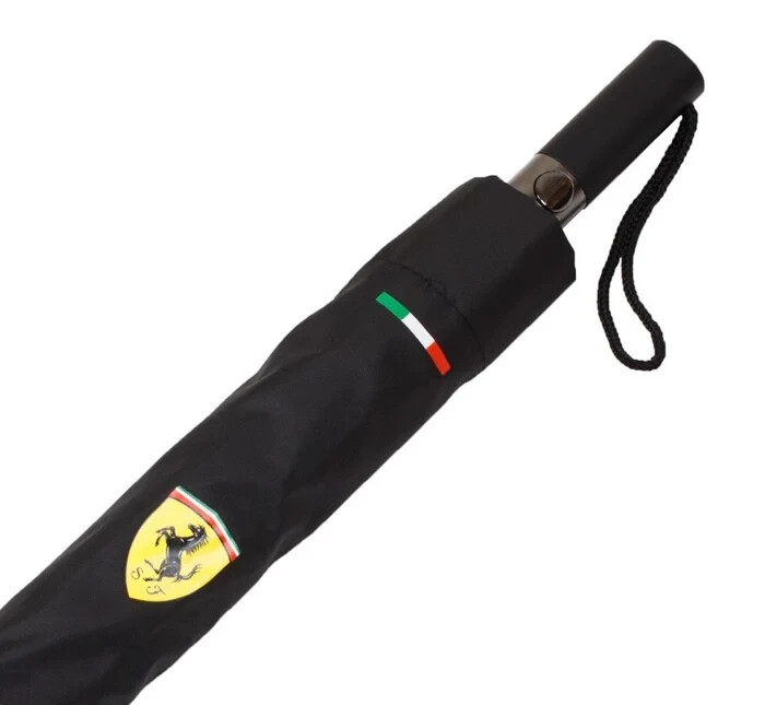 Scuderia Ferrari F1 Compact Umbrella Unisex – Black