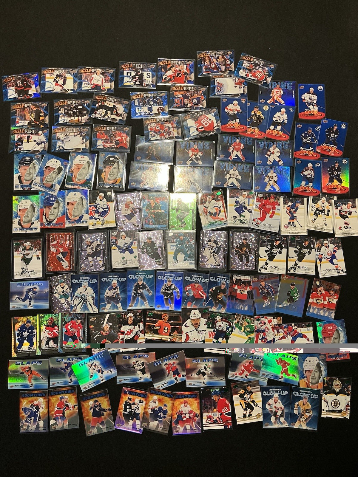 100+ CARD LOT OF ALL 25-26 UPPER DECK SERIES 2, YOUNG GUNS, STARS, INSERTS!!