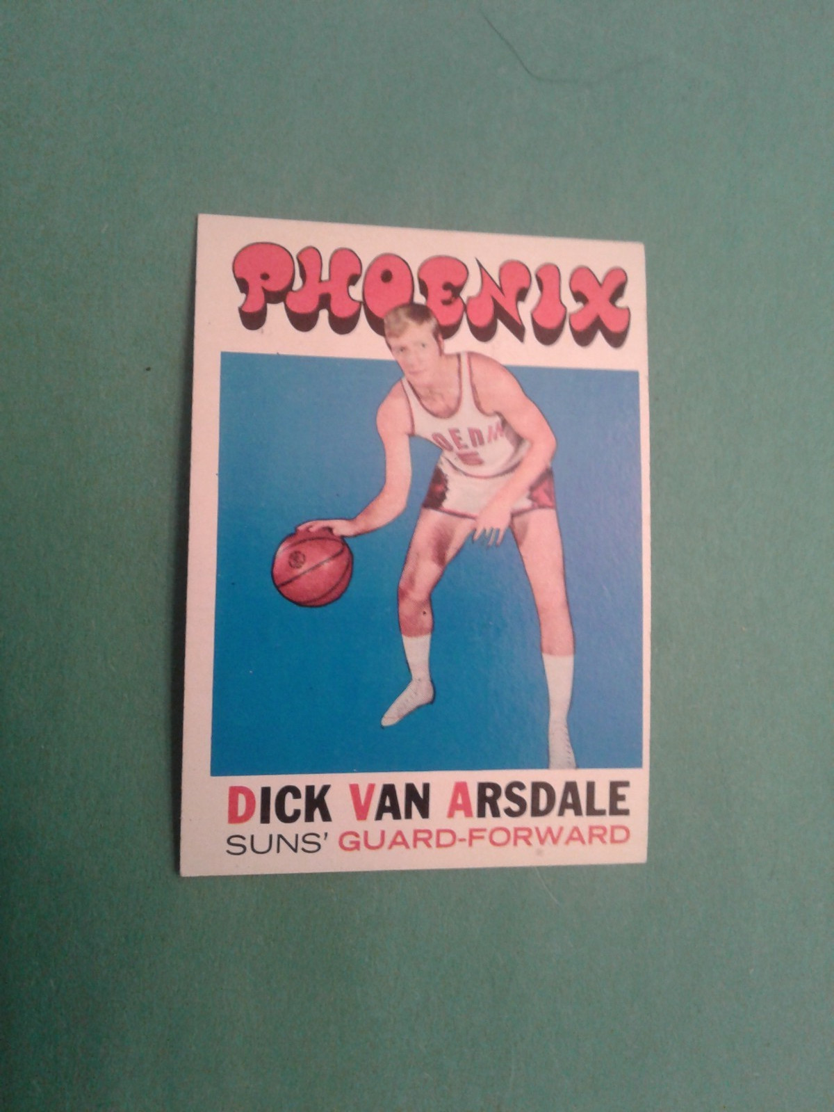 1971-72 Topps 4 Phoenix Suns – Dick Van Arsdale, Connie Hawkins, et al