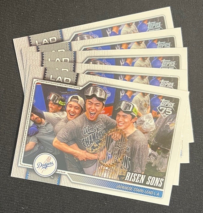 Lot of 5 – 2026 Topps Series 2 – #642 – (Risen Sons) – Ohtani/Yamamoto/Sasaki
