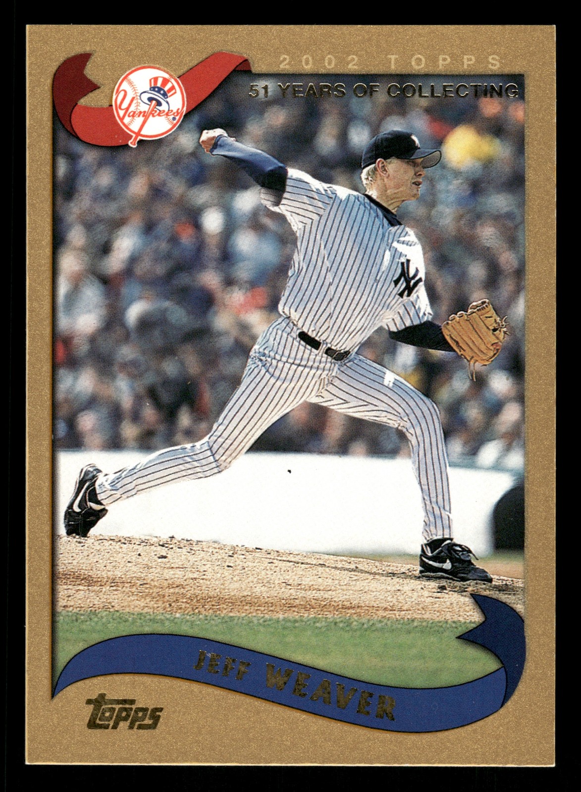 Jeff Weaver New York Yankees 2002 Topps Traded Gold #T1 SN /2002