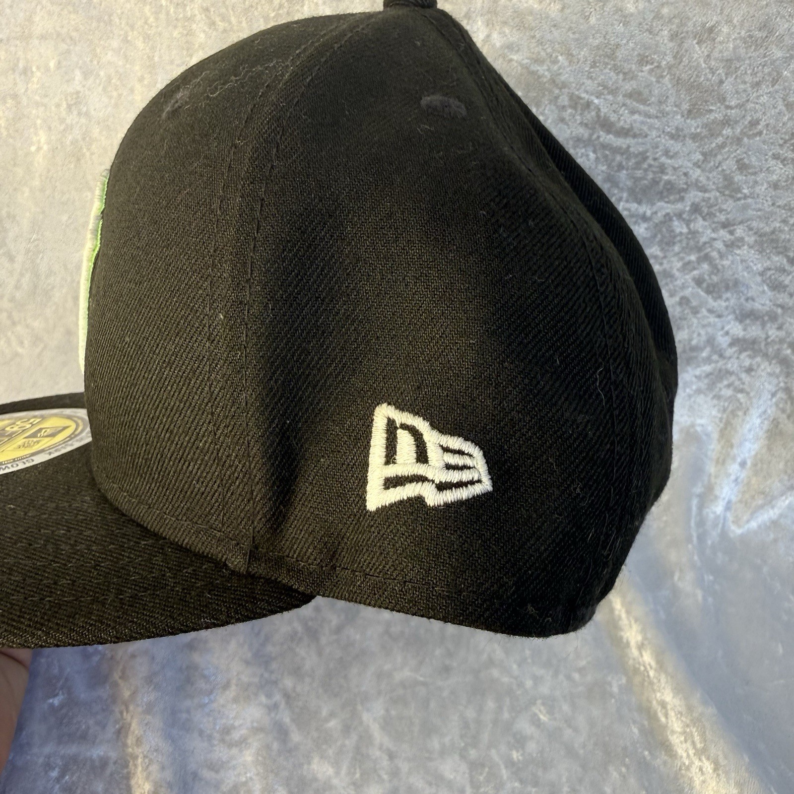 New York Yankees Black New Era 59Fifty 3D Glow-In-The-Dark Hat Size 7 1/8
