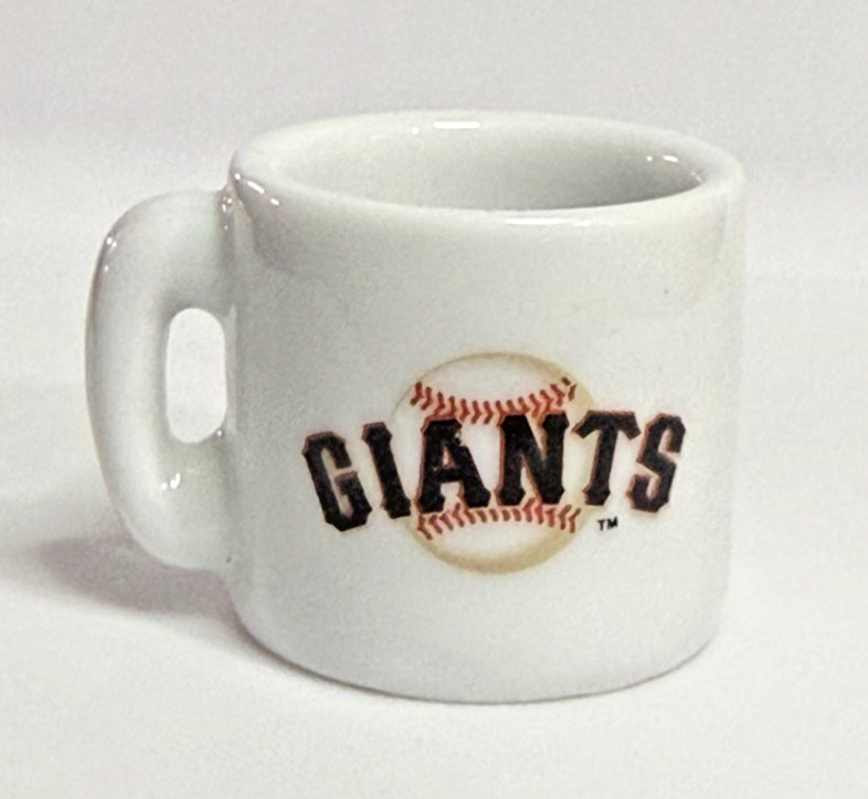 San Francisco Giants MLB Mini 1 inch Mug 2000 MLBP USED