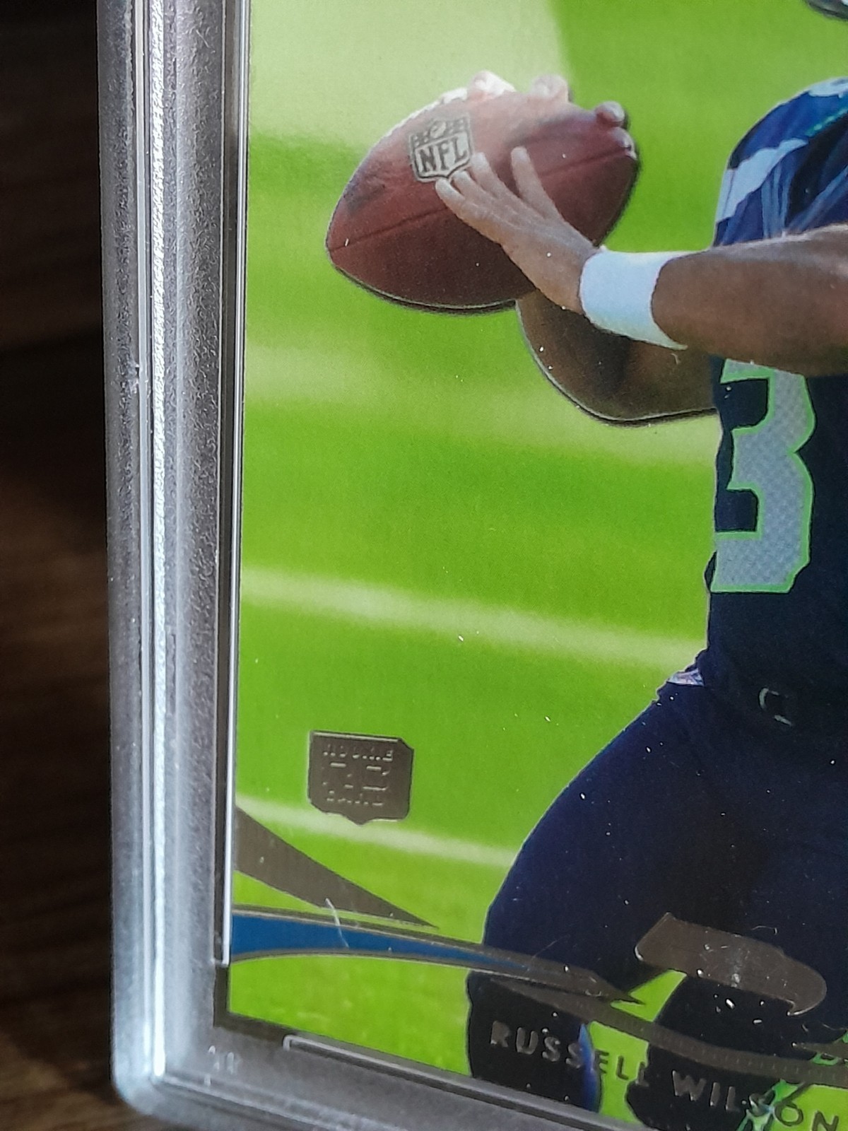 Topps 2012 Prime Russell Wilson RC No Stands Retail #78 Seahawks PSA 10