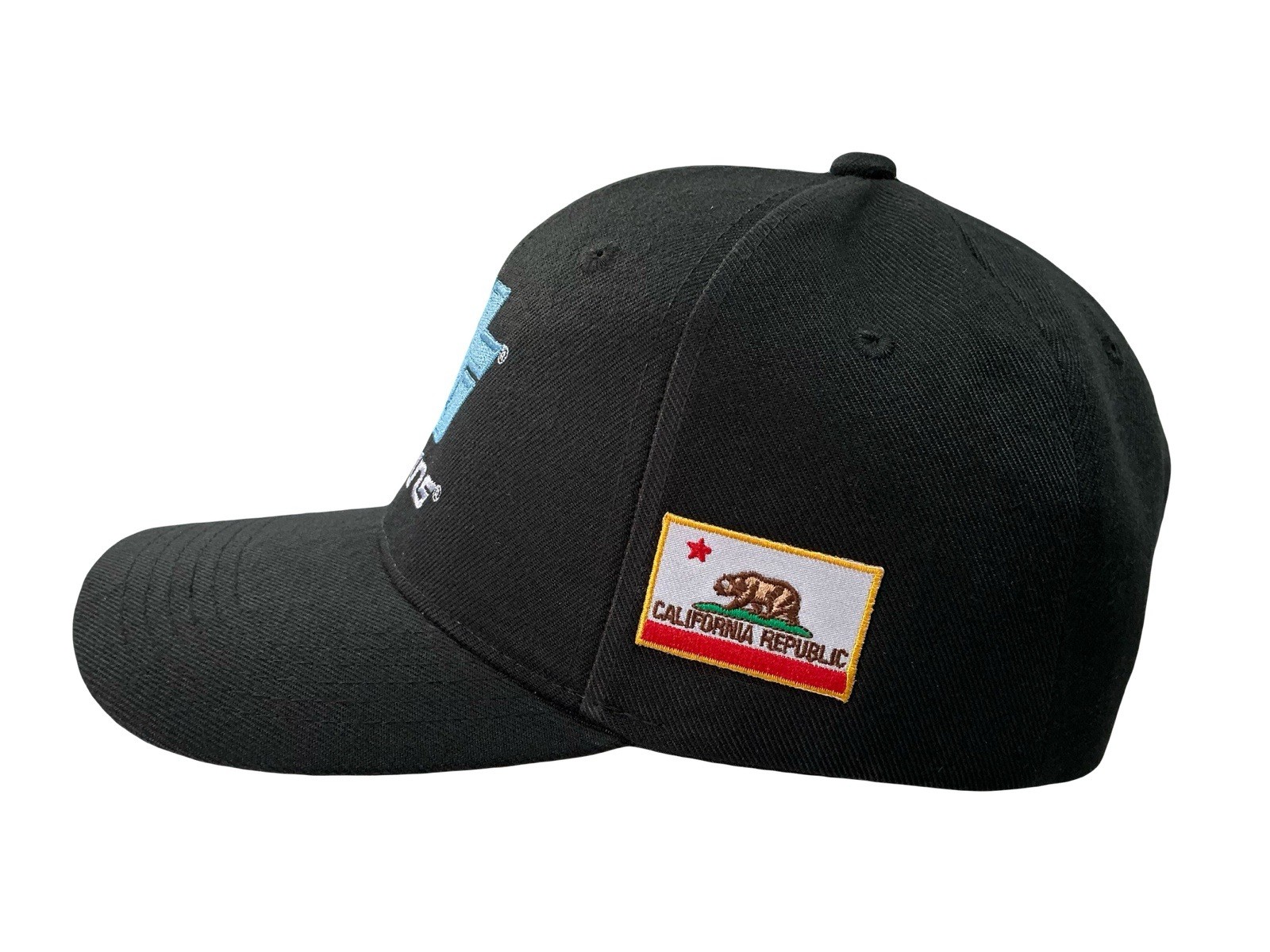 CALTRANS HAT BLACK CALIFORNIA DEPARTMENT 2 LOGOS Embroidery Logo
