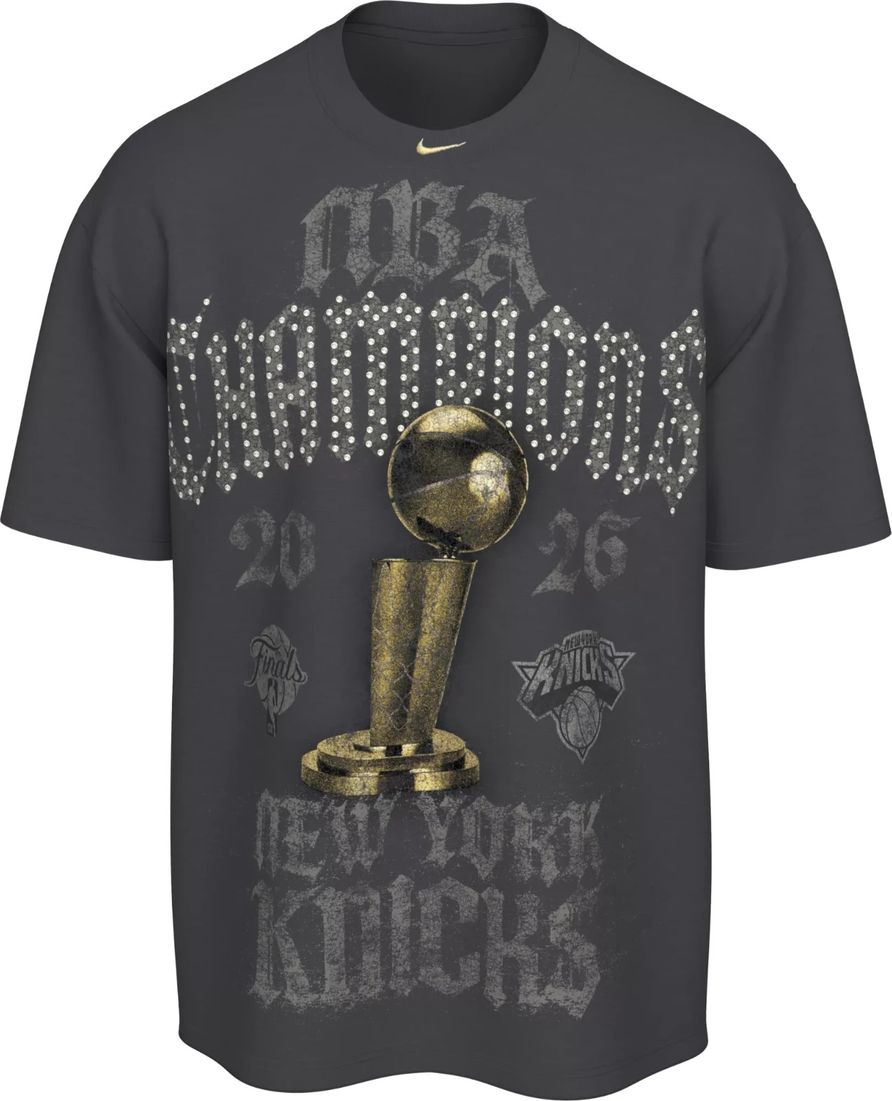 New York Knicks Nike NBA Finals Authentic Locker Room Limited On Court T-Shirt